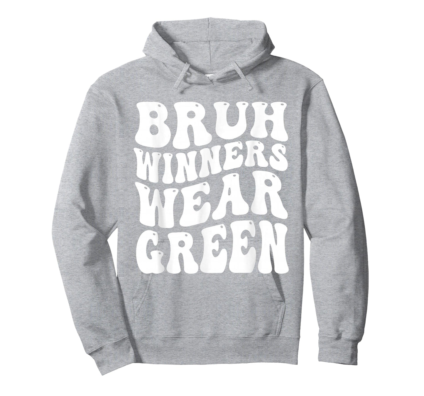Winners Wear Green Spirit Week Team Game Sports day Groovy T-Shirt