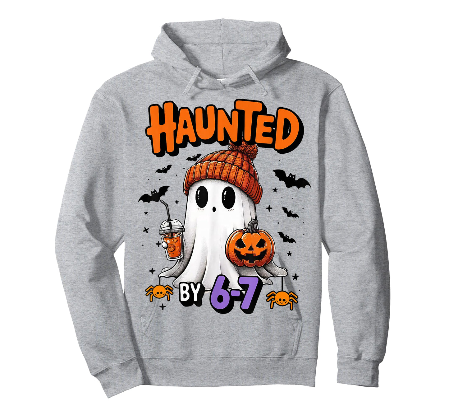 Haunted by 6 7 Funny Ghost 67 Meme Halloween Six Seven T-Shirt
