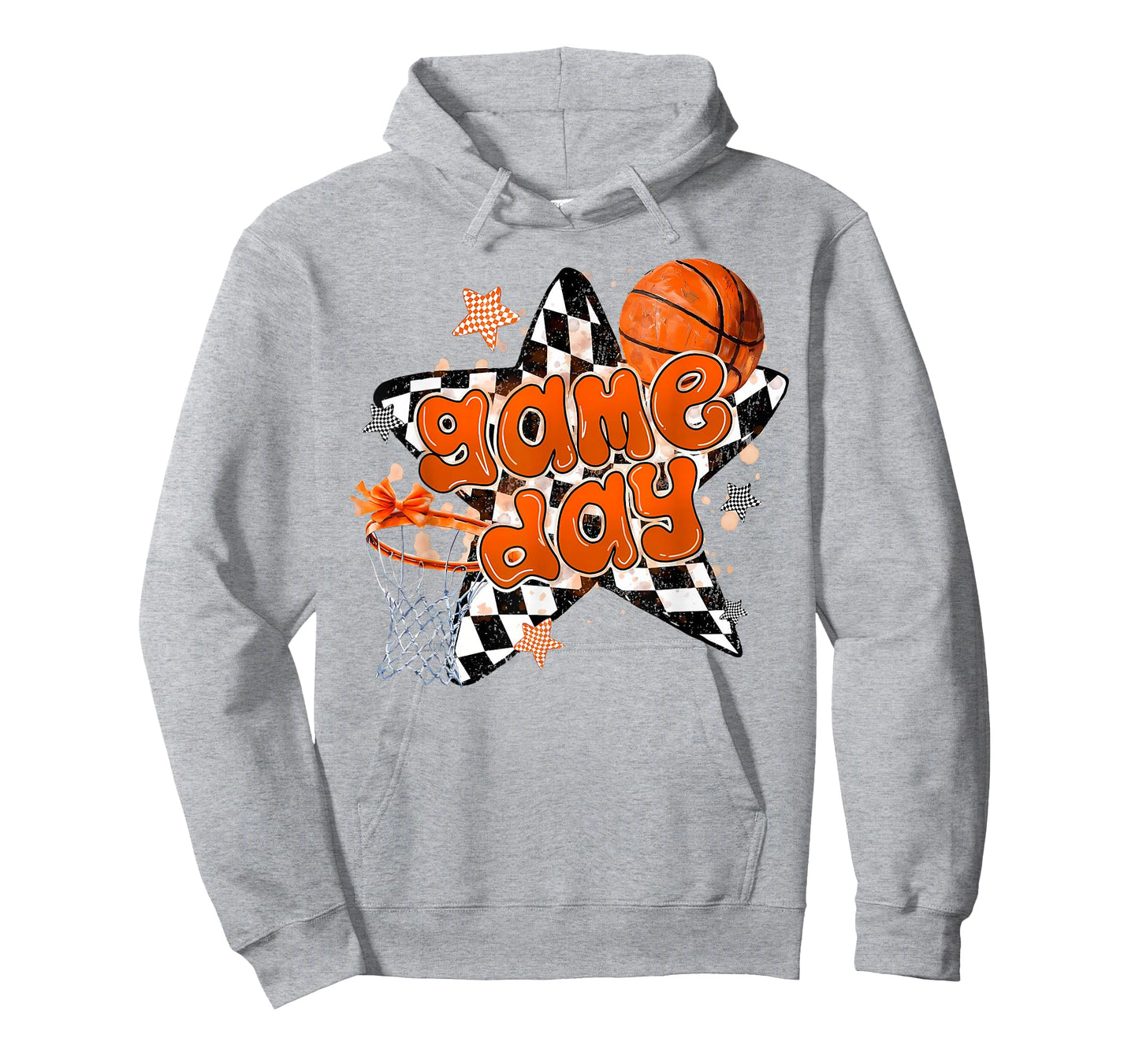 Retro Game Day Basketball for Girl Women Kids Basketball Mom T-Shirt
