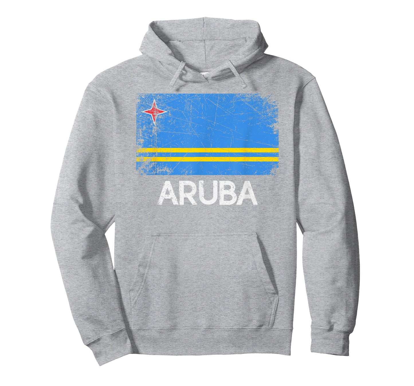 Aruban Flag T-Shirt | Vintage Made In Aruba Gift T-Shirt