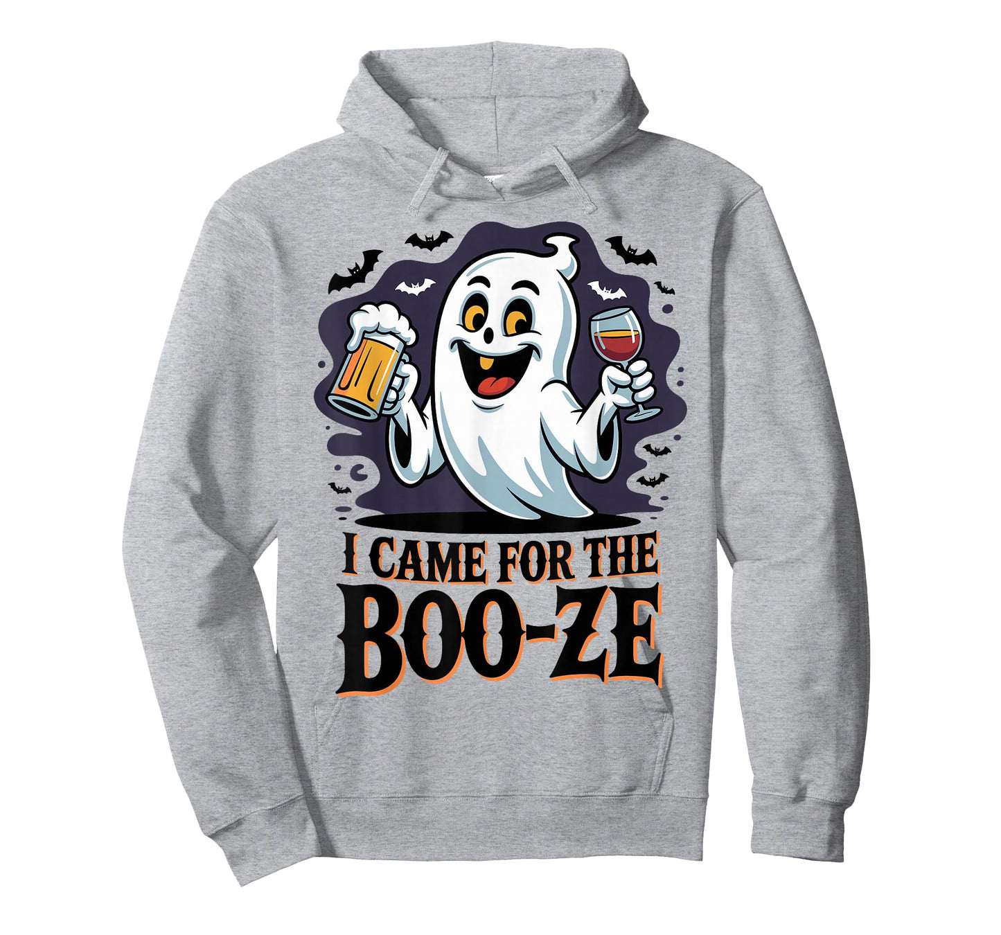 Spooky Booze Party Humor Costume Funny Halloween Ghost T-Shirt