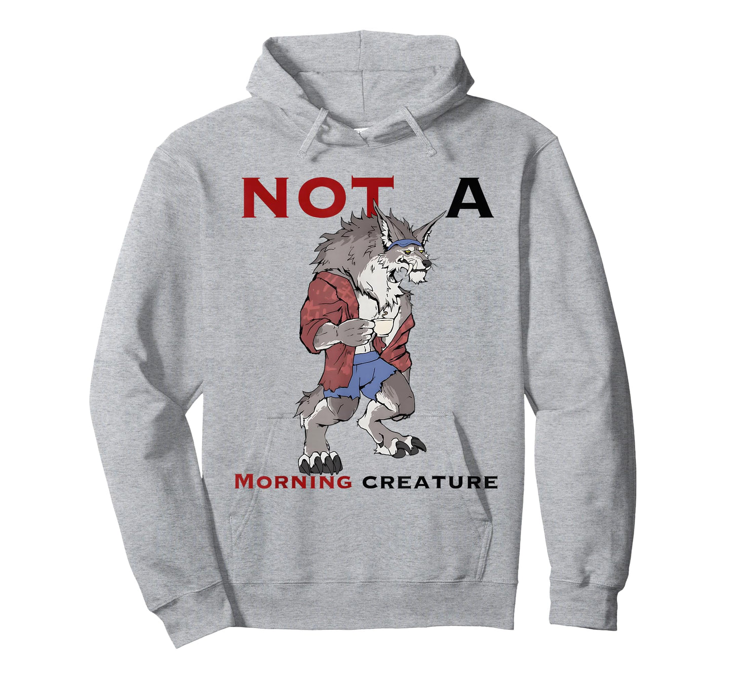Wolf Not A Morning Creature T-Shirt