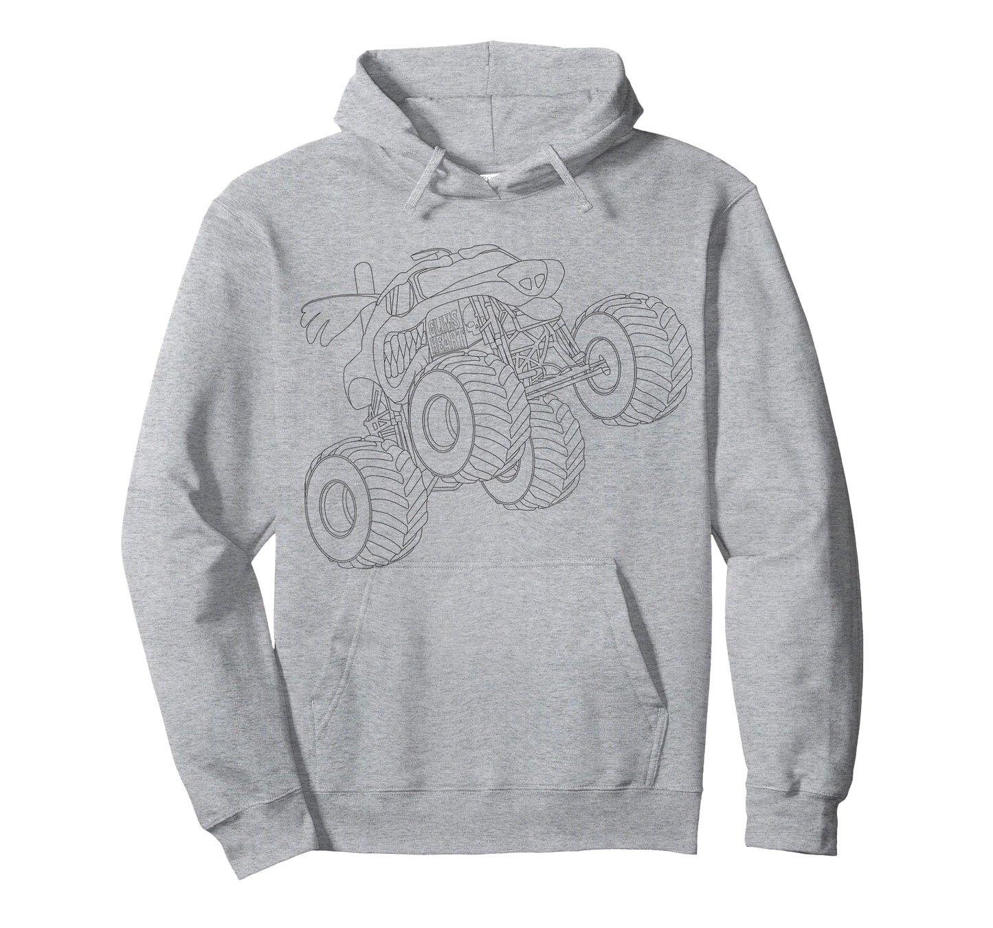 Monster truck mandala coloring for children T-Shirt