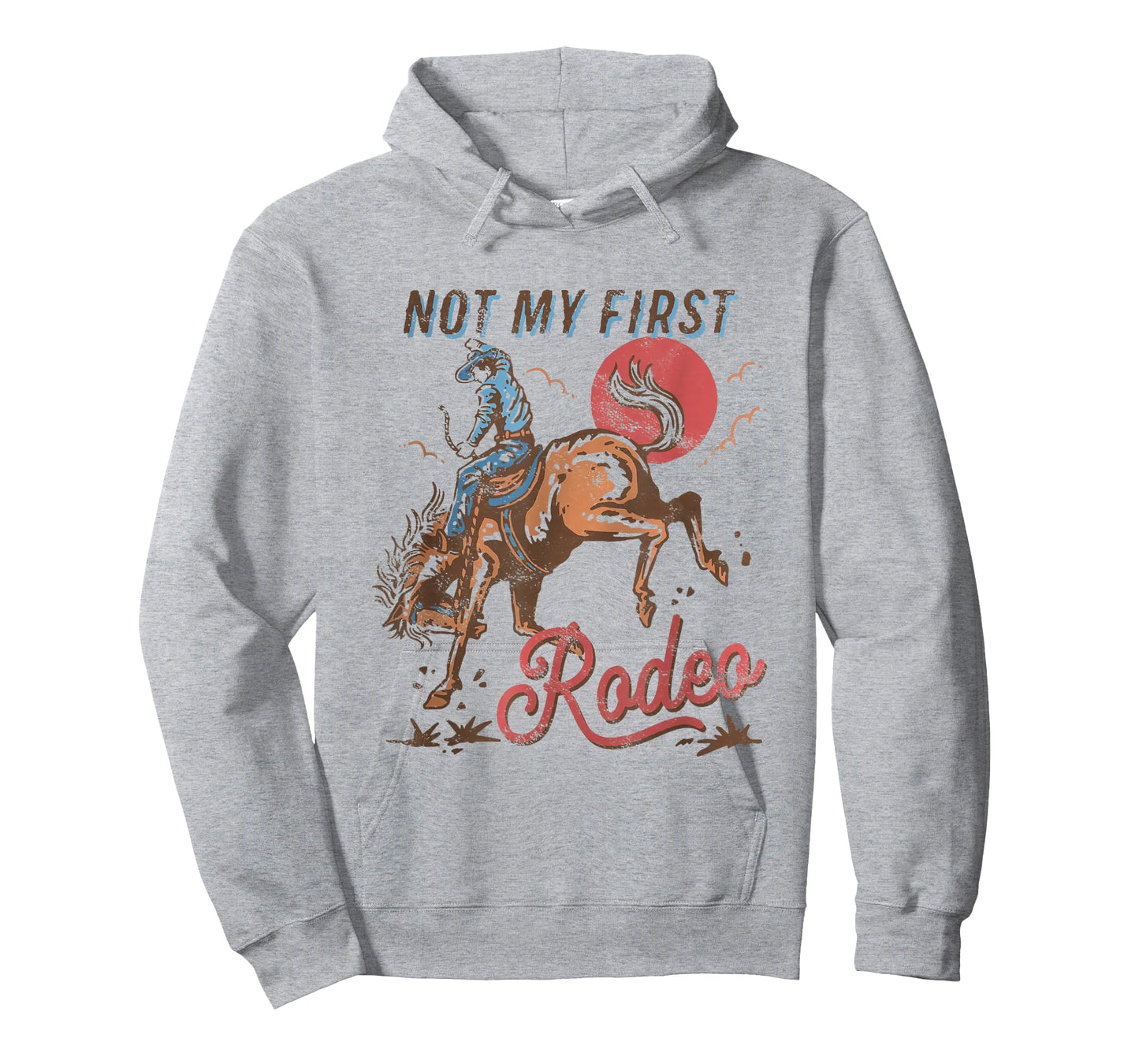 Vintage Bronc Riding Cowboy Rodeo Not My First Rodeo T-Shirt