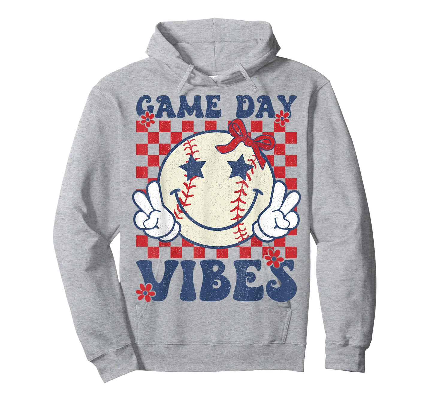 Game Day Vibes Retro Coquette Bow Baseball Girls Women T-Shirt