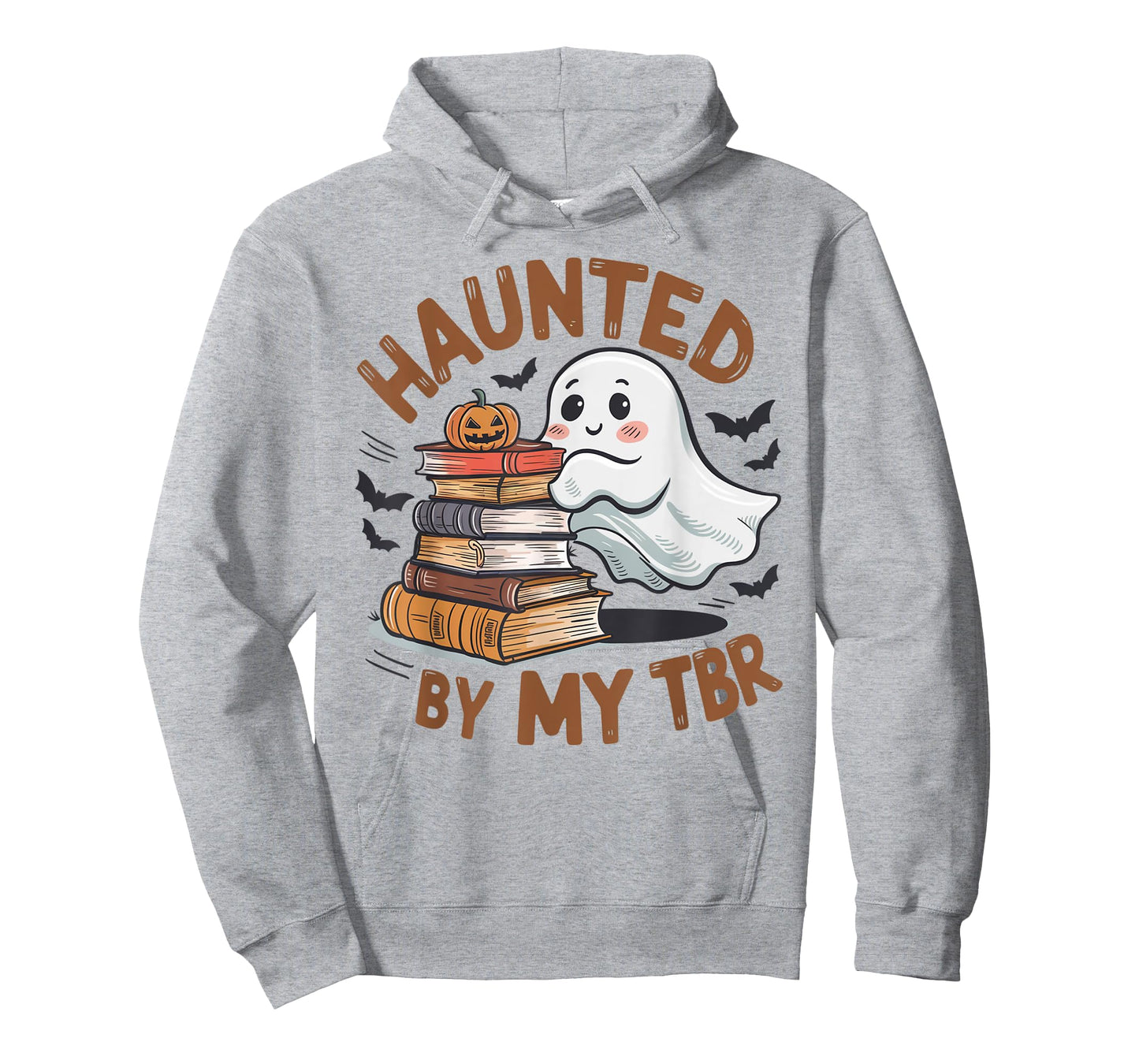 Haunted By My TBR Cute Ghost Book Reading Teacher Halloween T-Shirt