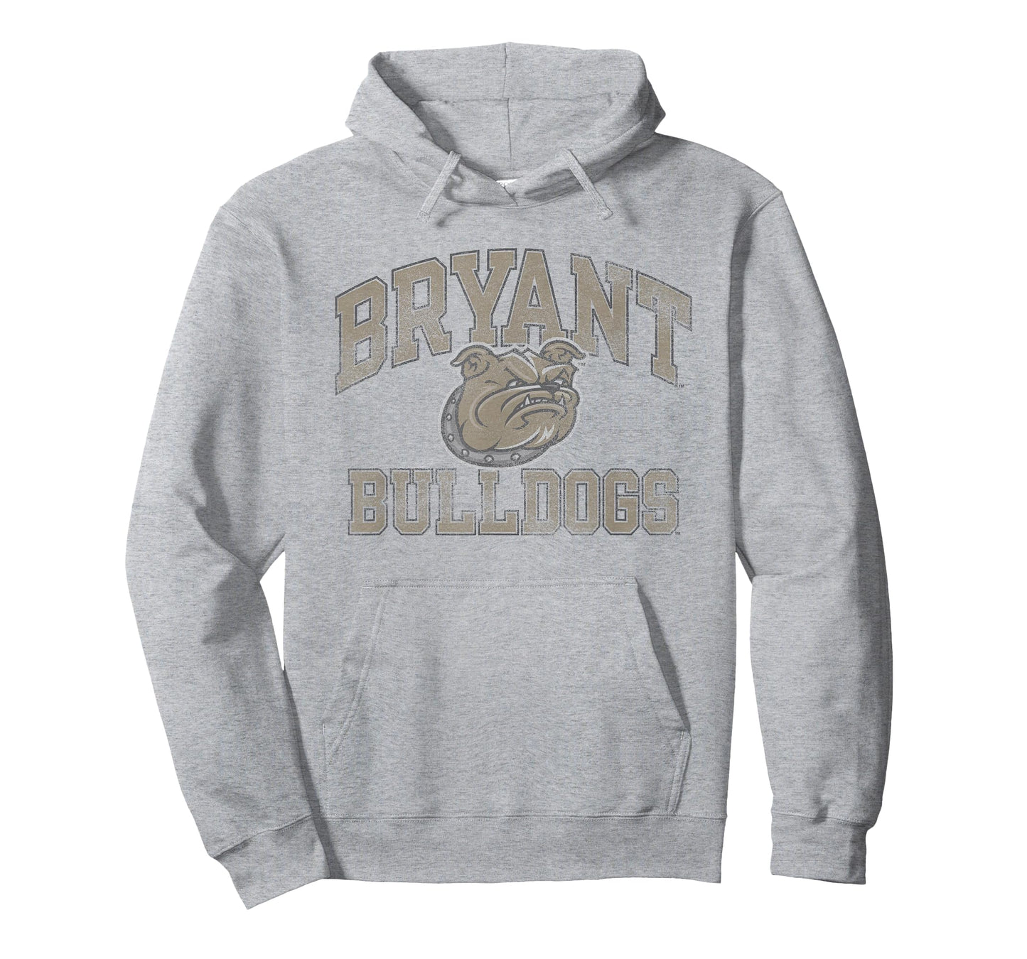 Bryant Bulldogs Vintage Worn Gray Officially Licensed T-Shirt