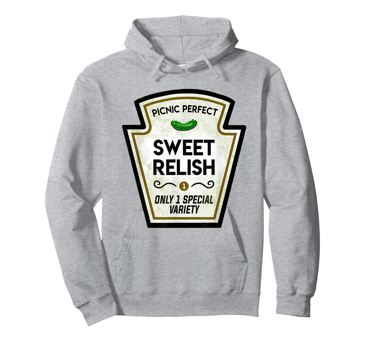 Sweet Relish Pickle Bottle Label Halloween Matching Costume T-Shirt