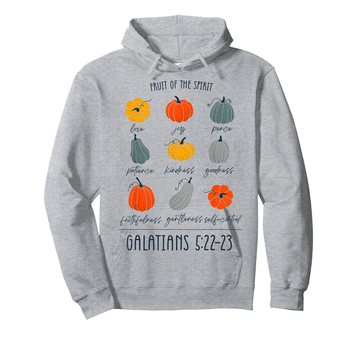 Fruit Of The Spirit Galatians 5 22 23 Pumpkin T-Shirt