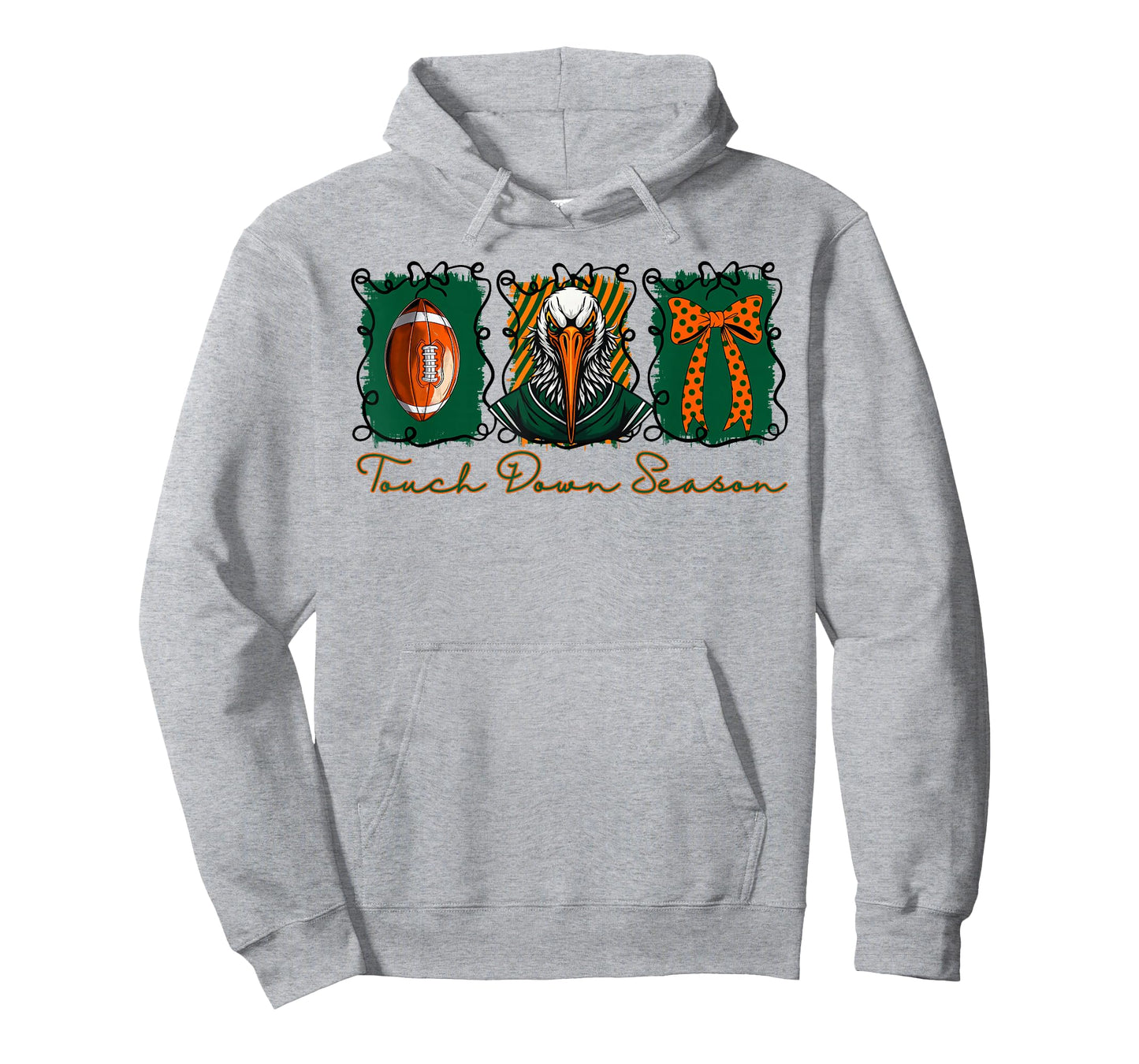 Hurricanes Football Game Day School Mascot Team Spirit T-Shirt
