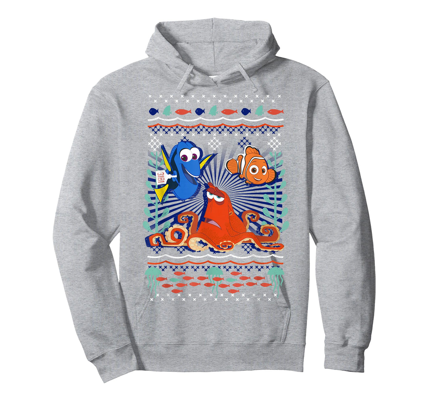 Disney Pixar Finding Dory Hank Nemo Dory Ugly Sweater Style T-Shirt