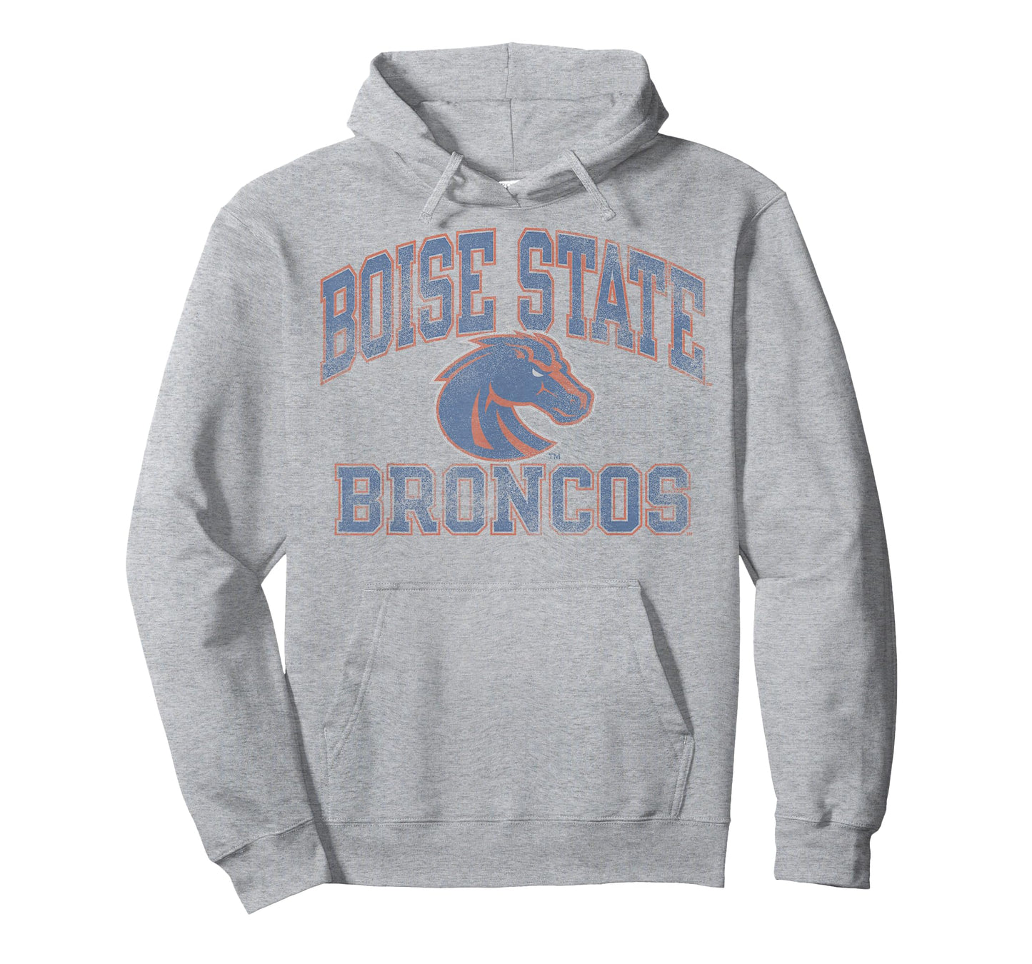 Boise State Broncos Vintage Worn Gray Officially Licensed T-Shirt