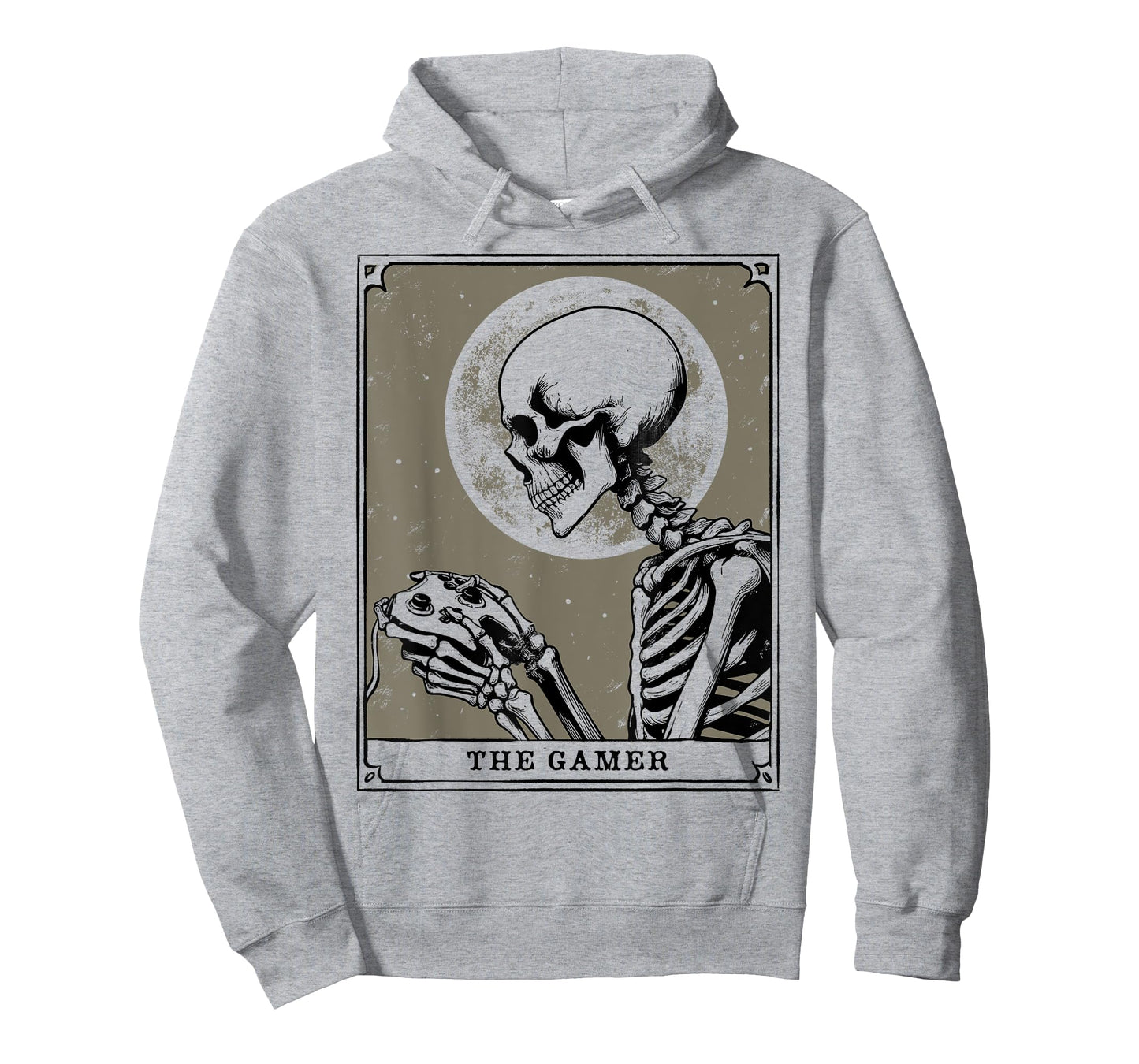 Tarot Card Shirt The Gamer Tarot Card Mystic Gaming Skeleton T-Shirt