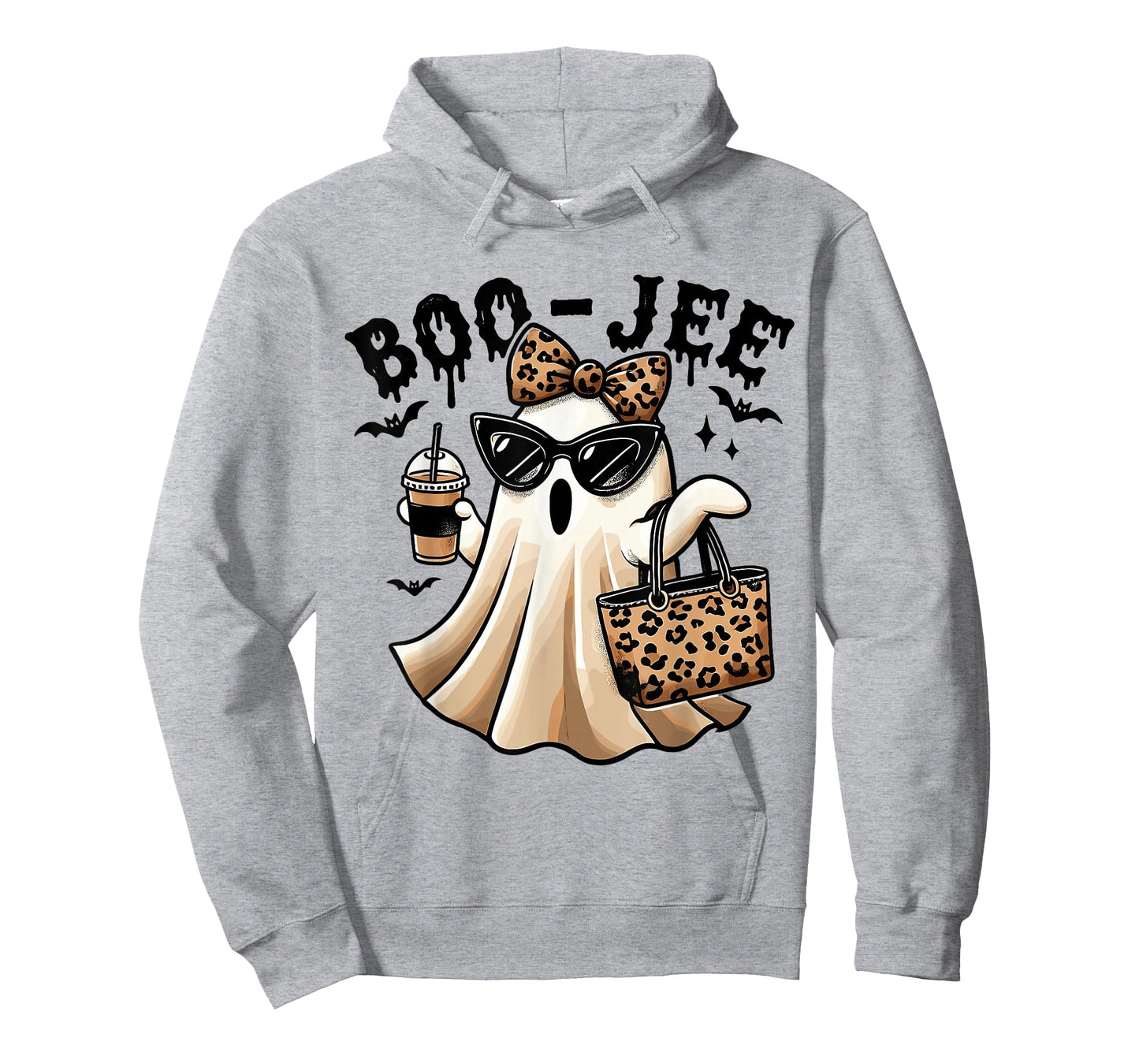 Boo JEE Ghost Spooky Vibes Halloween Boujee Women Funny T-Shirt