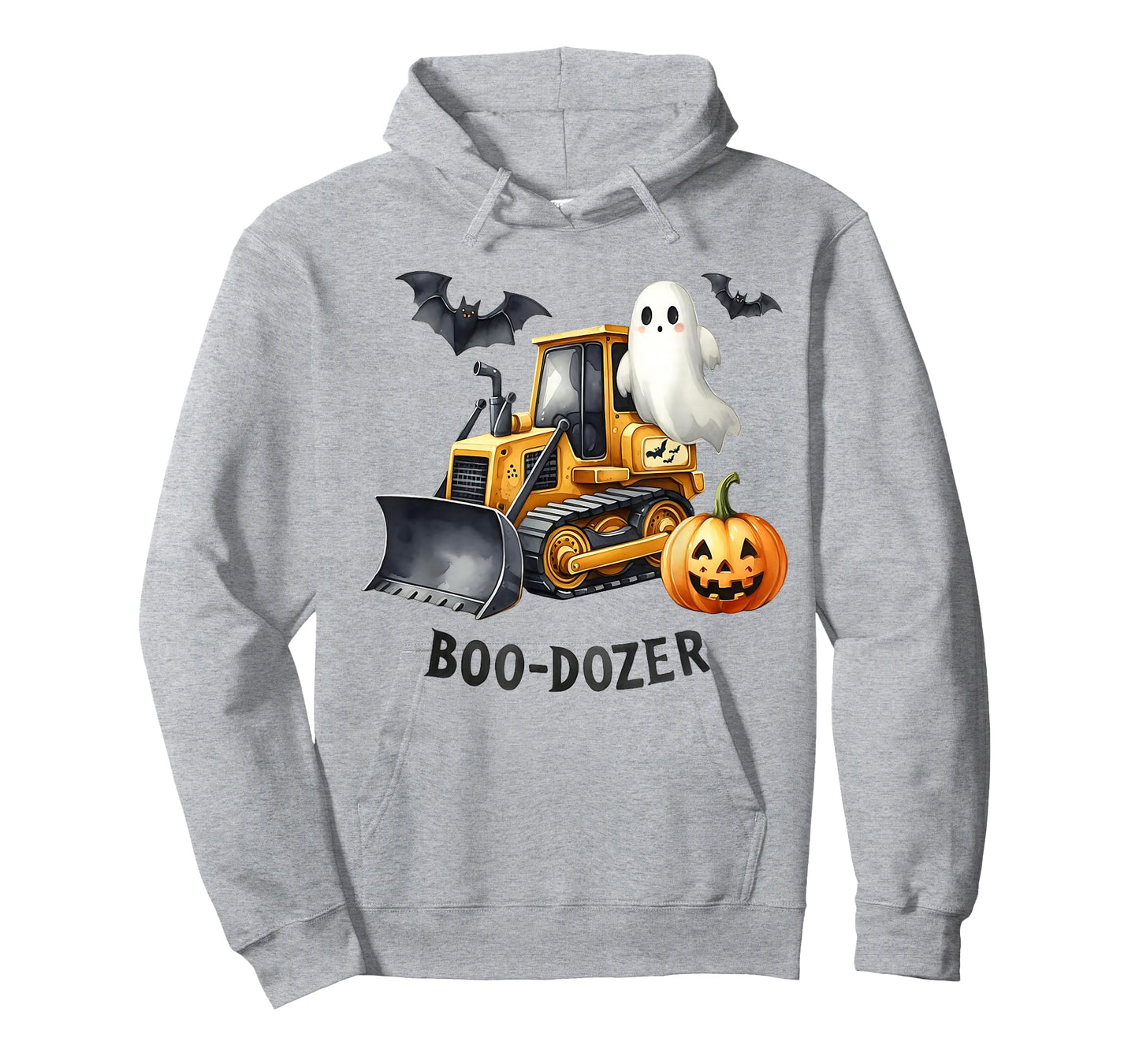 Bulldozer Halloween Boo Dozer Construction Truck Boy Kids T-Shirt