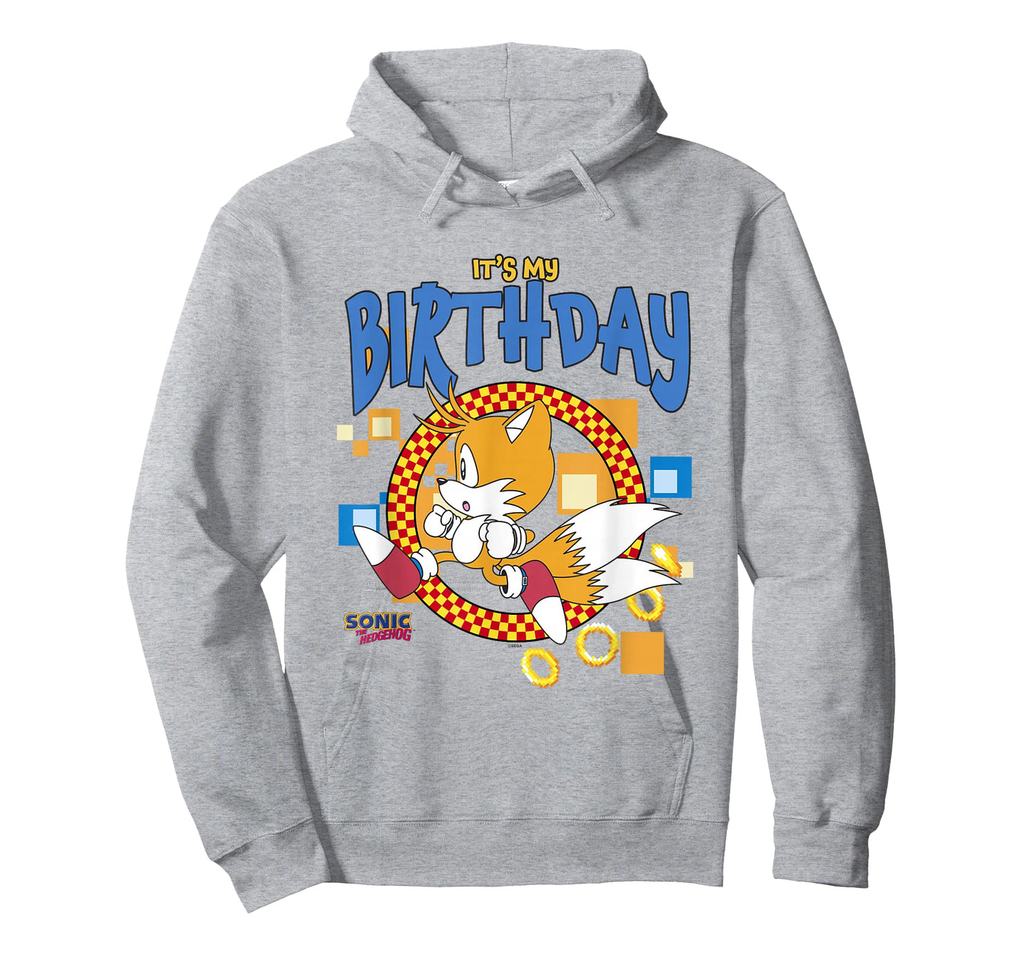 Sonic The Hedgehog Birthday It's My B-Day Tails T-Shirt