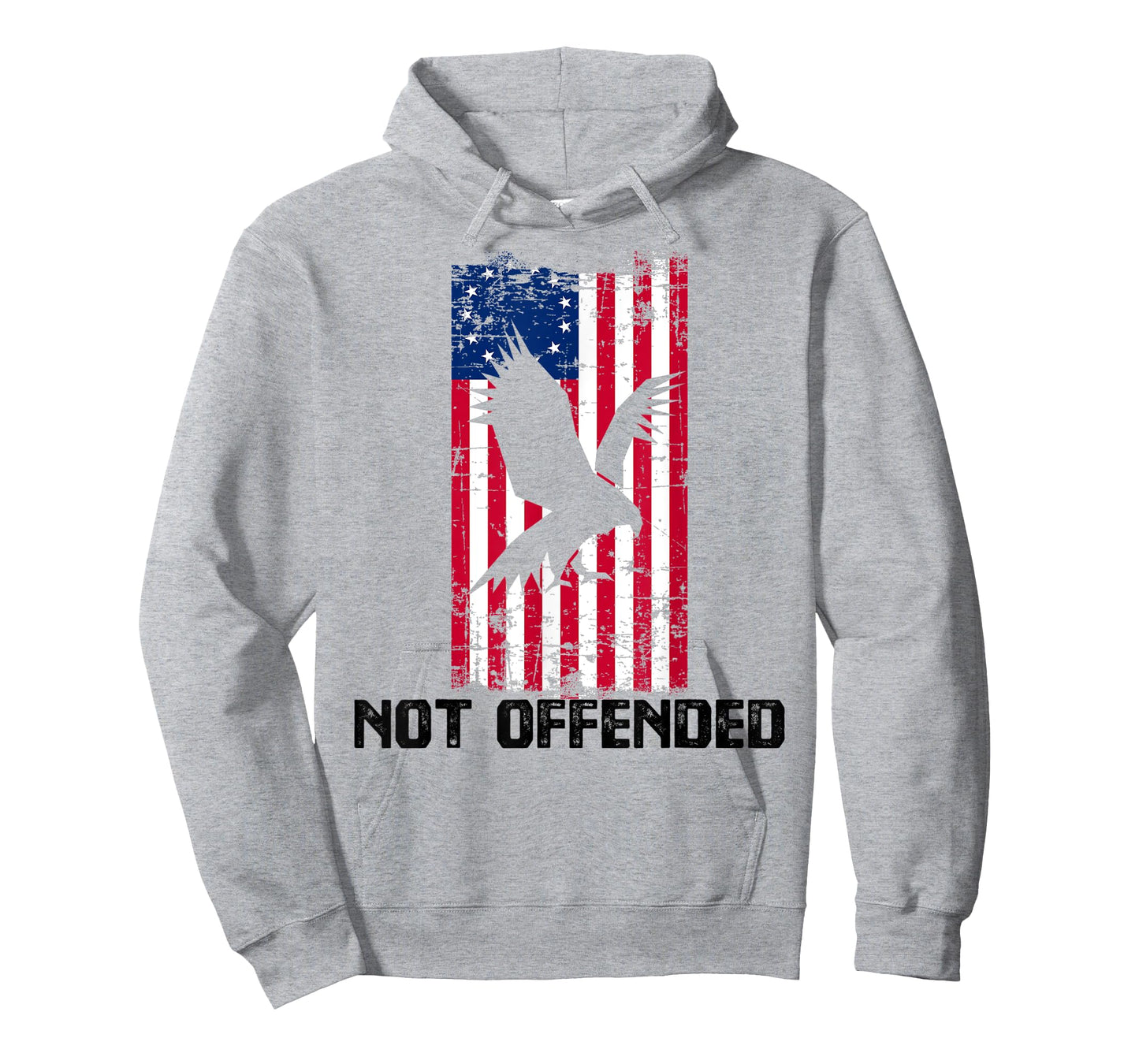 Not Offended Patriotic Betsy Ross American USA Flag 13 Stars T-Shirt for Women Men