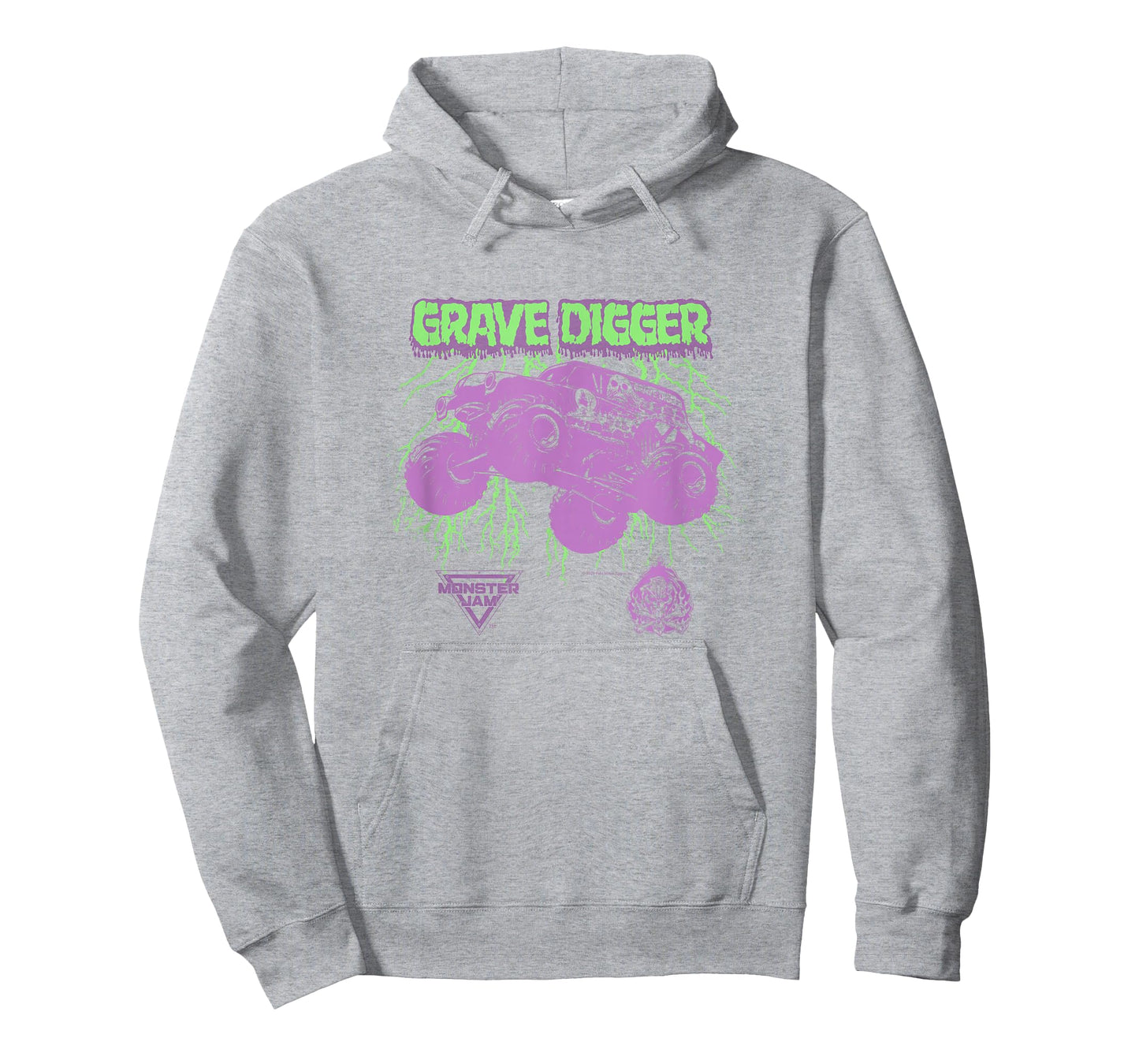 Monster Jam Grave Digger Green Lightning T-Shirt