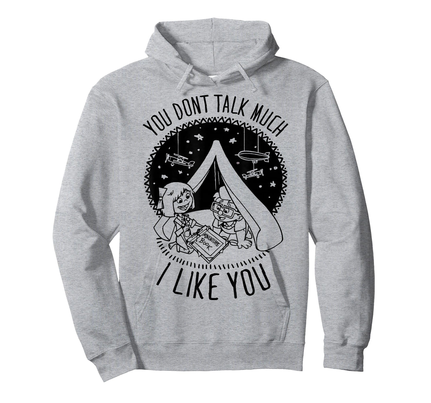 Disney Pixar Up Tee I Like You Carl Ellie Graphic T-Shirt T-Shirt