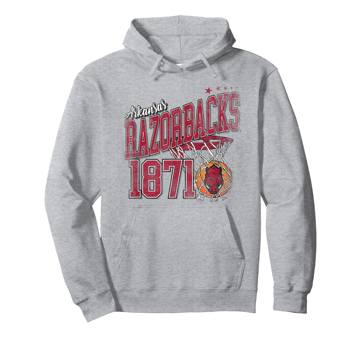 Campus Lab University of Arkansas Razorbacks 1871 Basketball Hoop T-Shirt