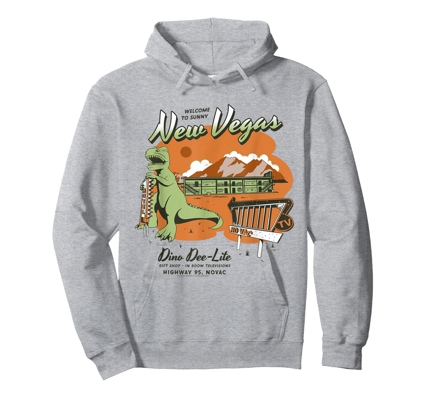 Fallout Welcome to New Vegas Dino Dee-Lite Video Game T-Shirt