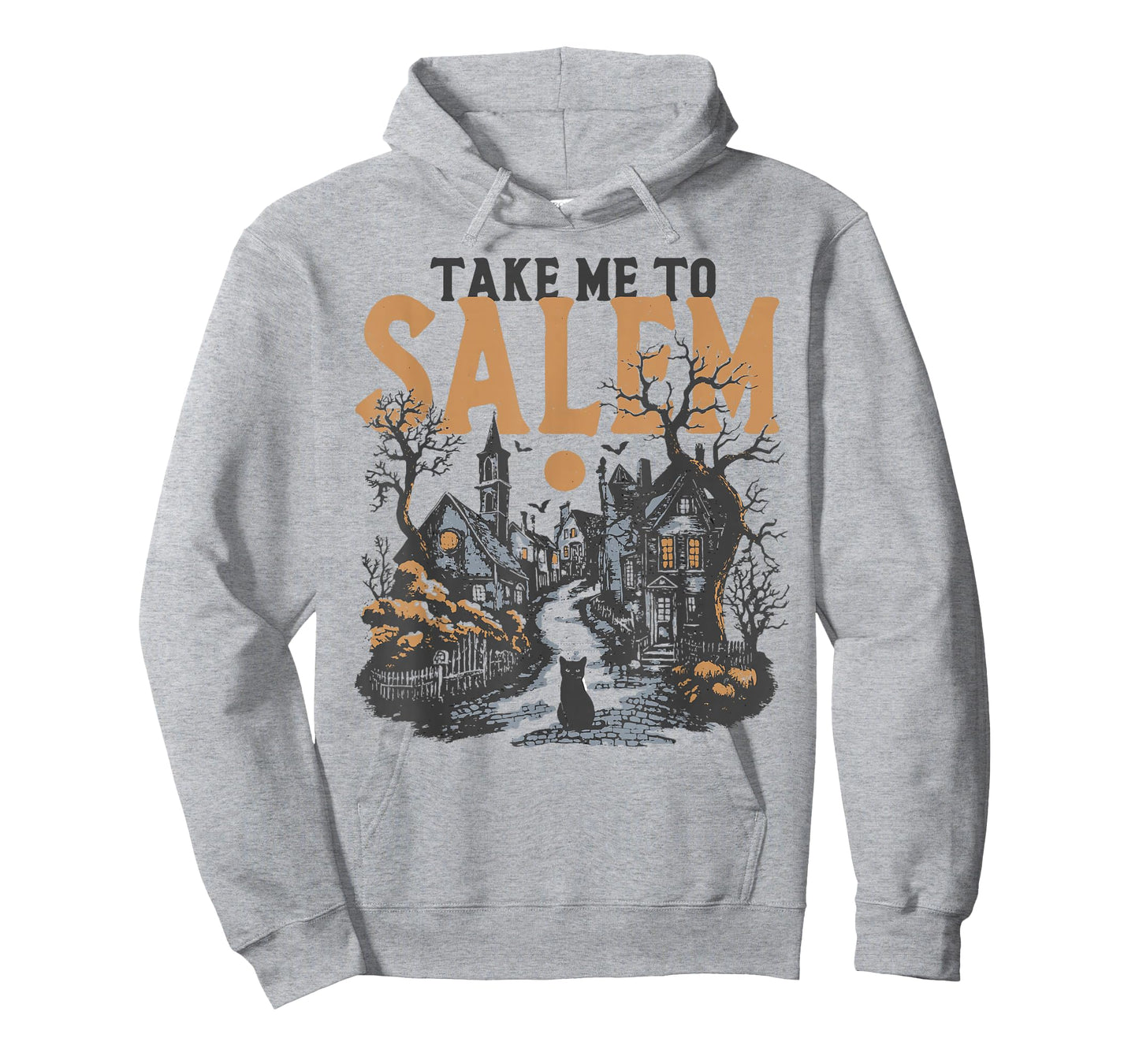 Take Me to Salem Massachusetts Retro Halloween Spooky Girls T-Shirt