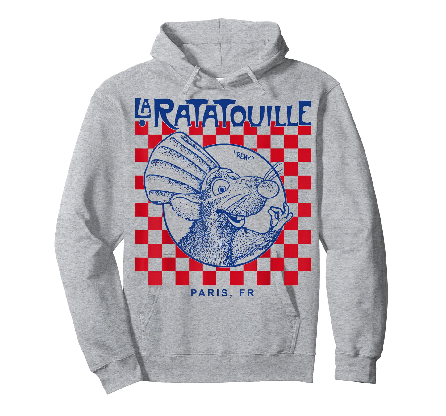 Disney Pixar Ratatouille Remy Paris Checkerboard Vintage T-Shirt
