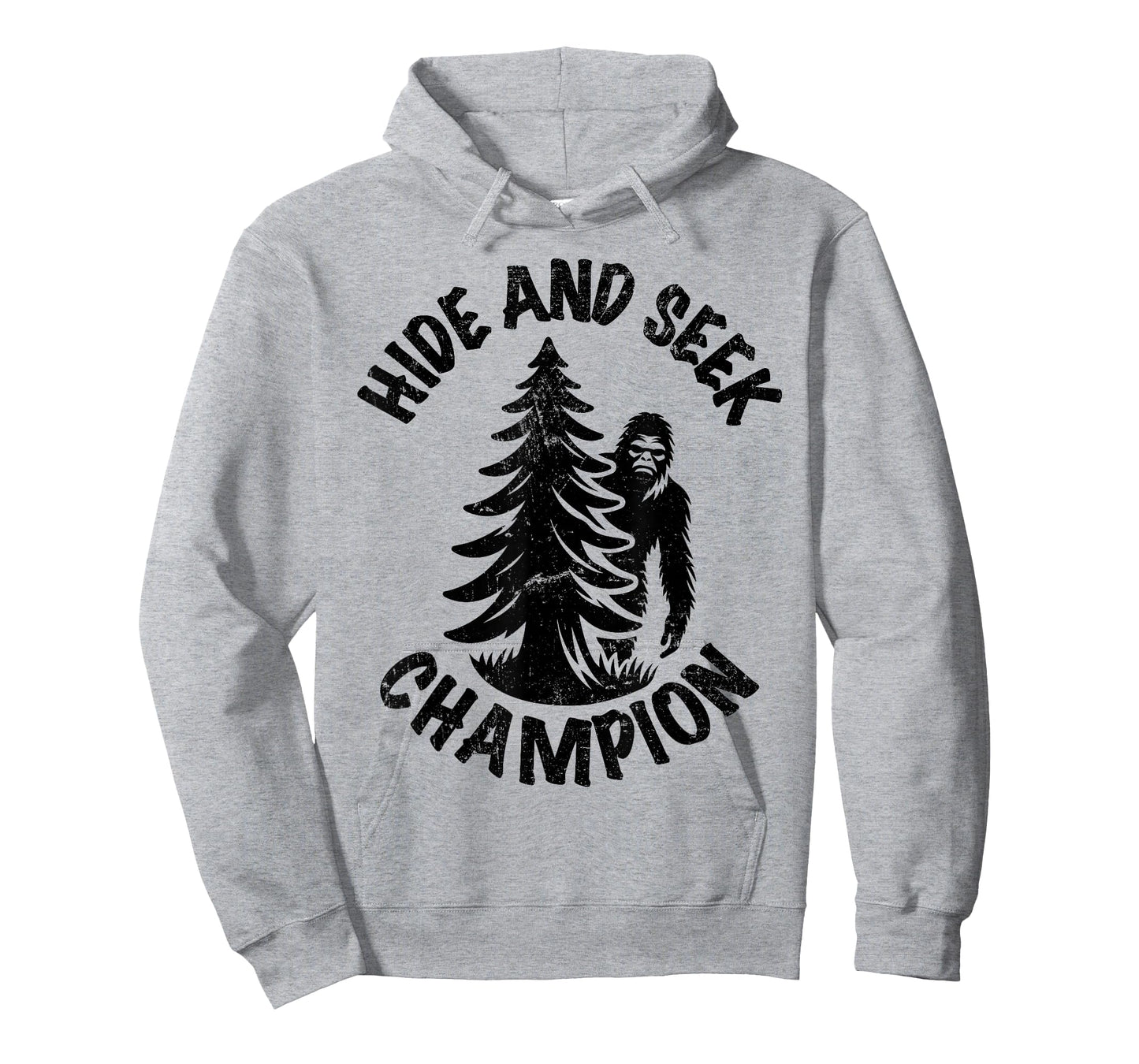 Bigfoot Hide and Seek Champion - Vintage retro T-Shirt