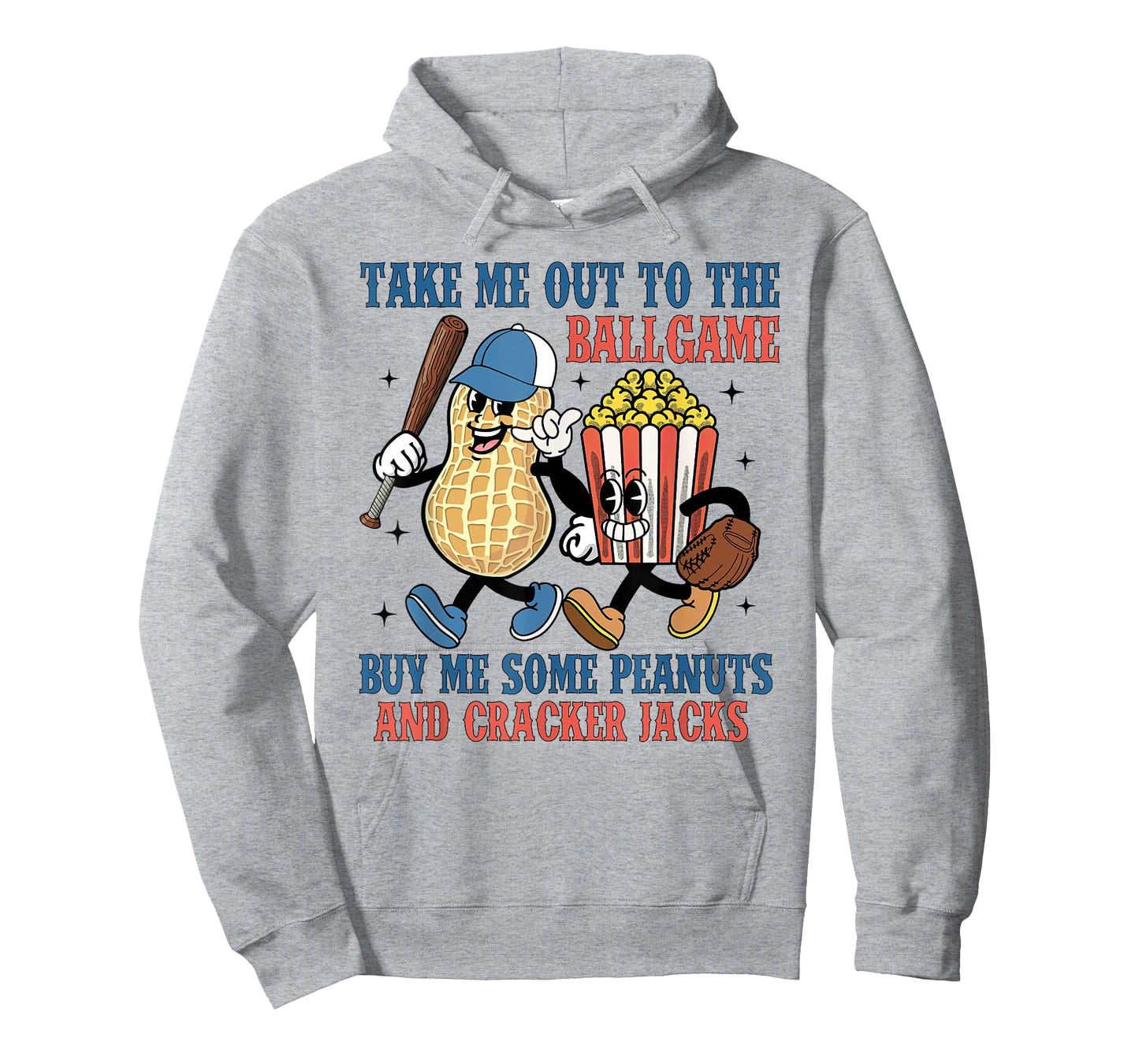 Buy Me Some Peanuts And Cracker Jacks, Funny Baseball Mom T-Shirt