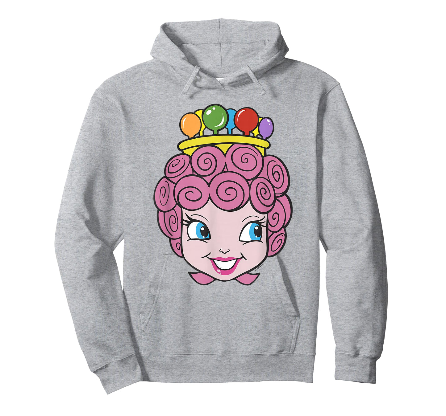 Candy Land Halloween Princess Lolly Big Face Portrait T-Shirt