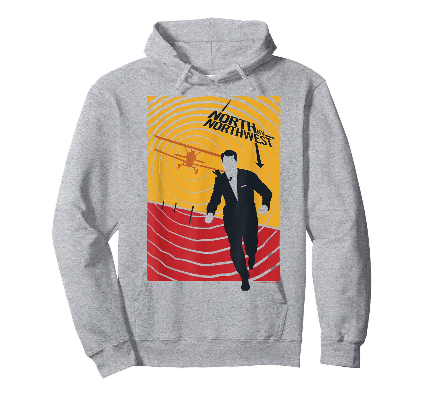 WB100 North by Northwest Vintage Retro Radar Movie Poster T-Shirt