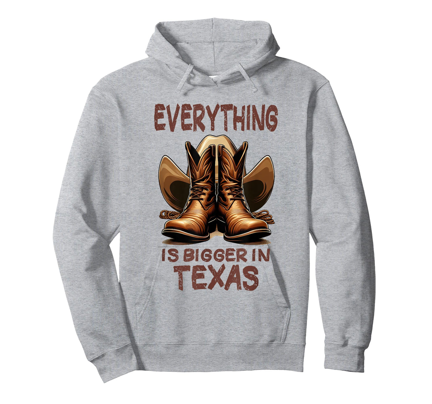 Cowboy Boots and Cowboy Hat - Everything is Bigger in Texas T-Shirt