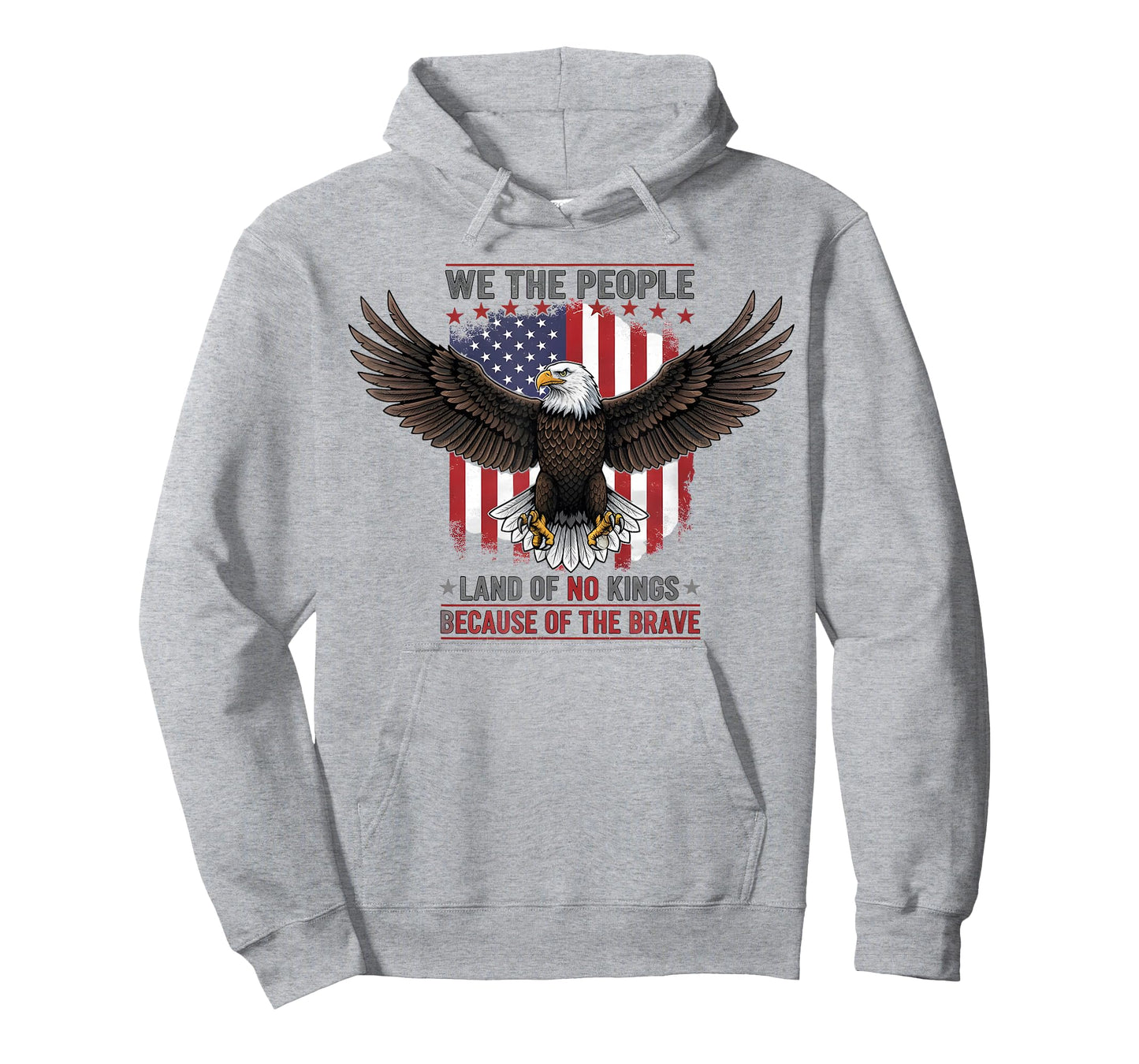 Funny No Kings Tee America Vintage Flag No Kings Day T-Shirt