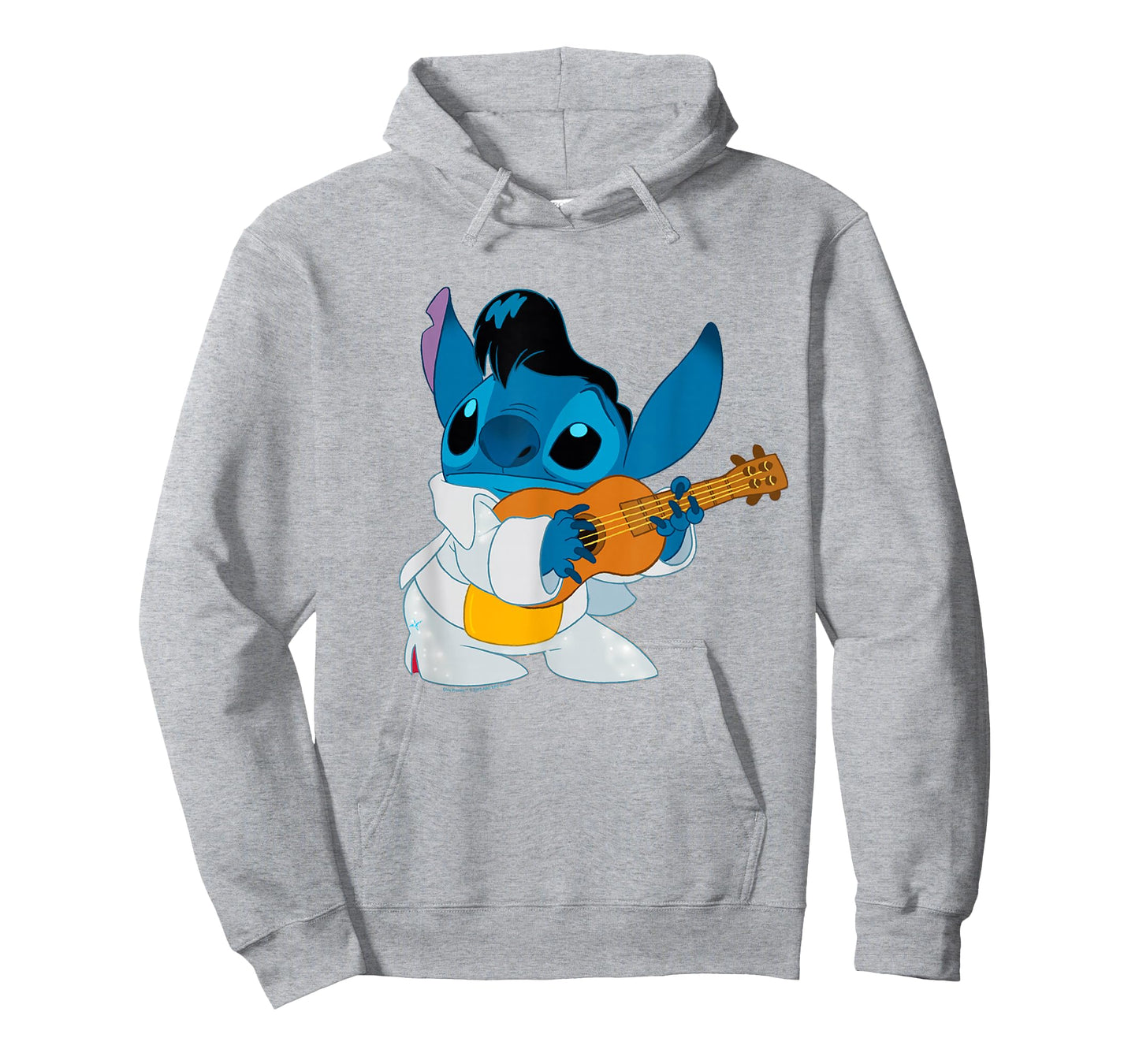 Disney Lilo & Stitch Iconic Elvis Stitch Ready To Play Logo T-Shirt