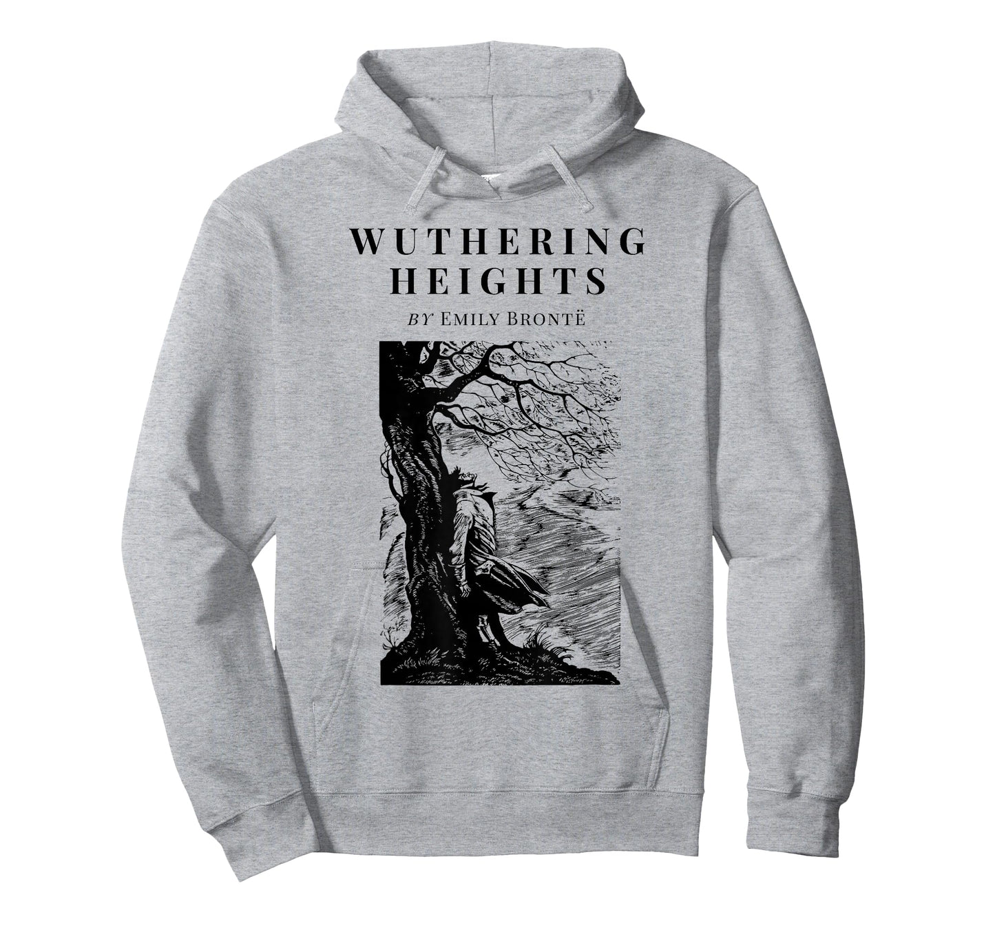 Wuthering Heights by Emily Bronte Vintage Book Cover T-Shirt