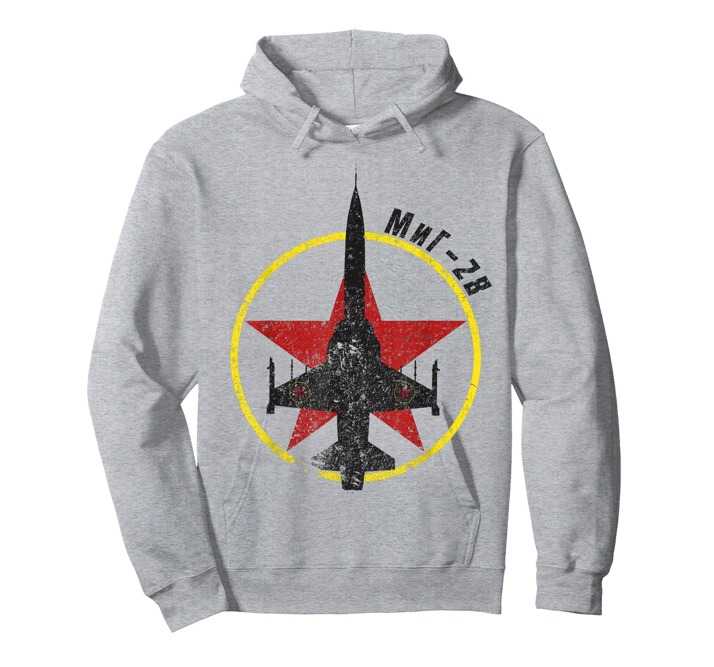MiG-28 Fictional Soviet Bloc Jet Fighter Red Star T-Shirt T-Shirt