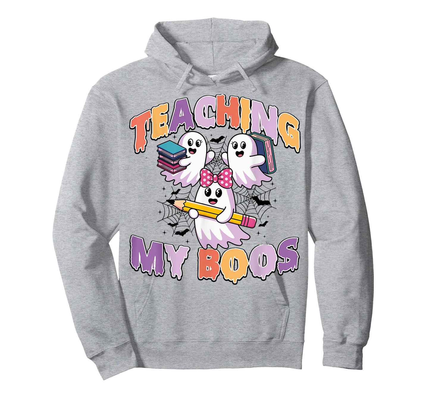 Teachers Teaching My Boos Funny Costume Halloween Ghost T-Shirt