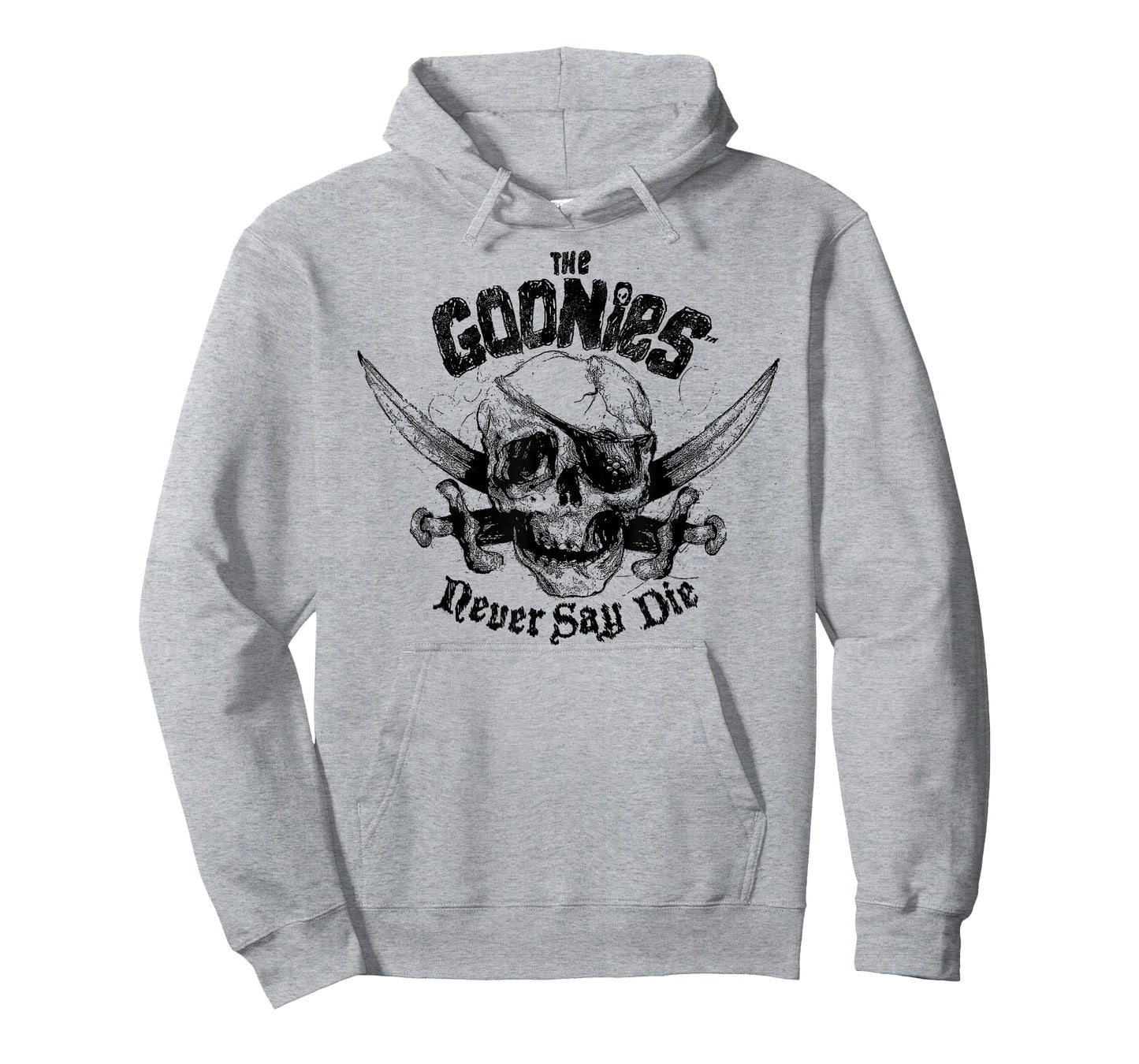 The Goonies Never Say Die Pirate Skull Sketch Movie T-Shirt