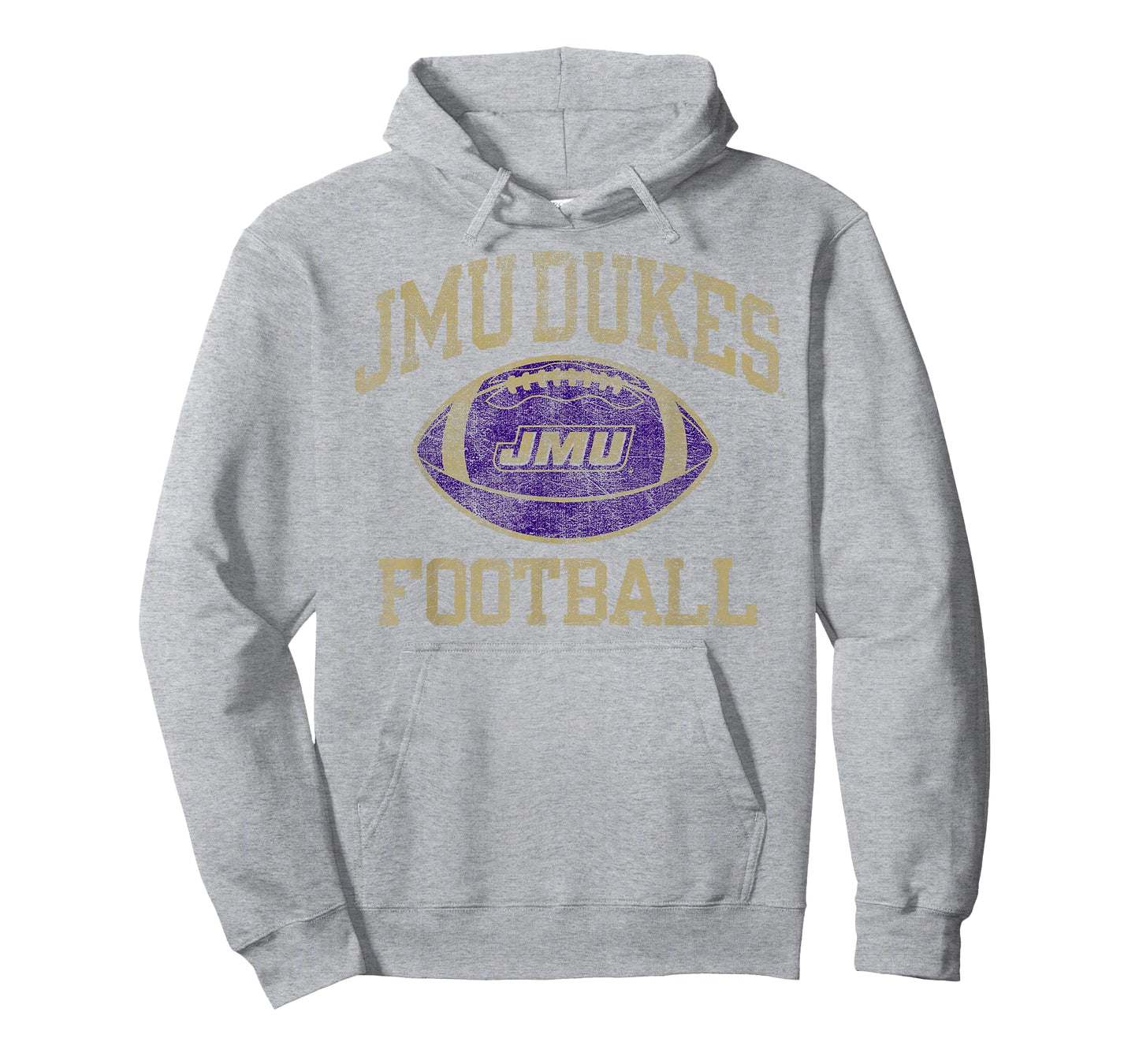 James Madison Dukes Football Intensity Vintage White T-Shirt
