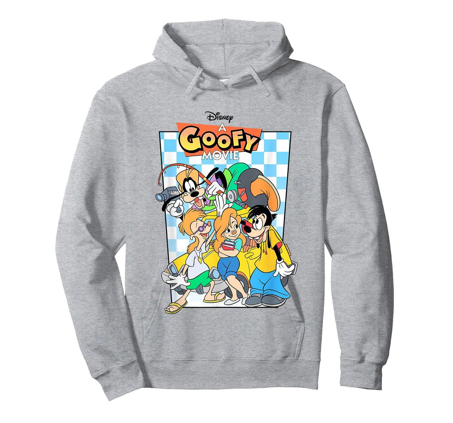 Disney A Goofy Movie Iconic Group Shot Big Chest Poster T-Shirt