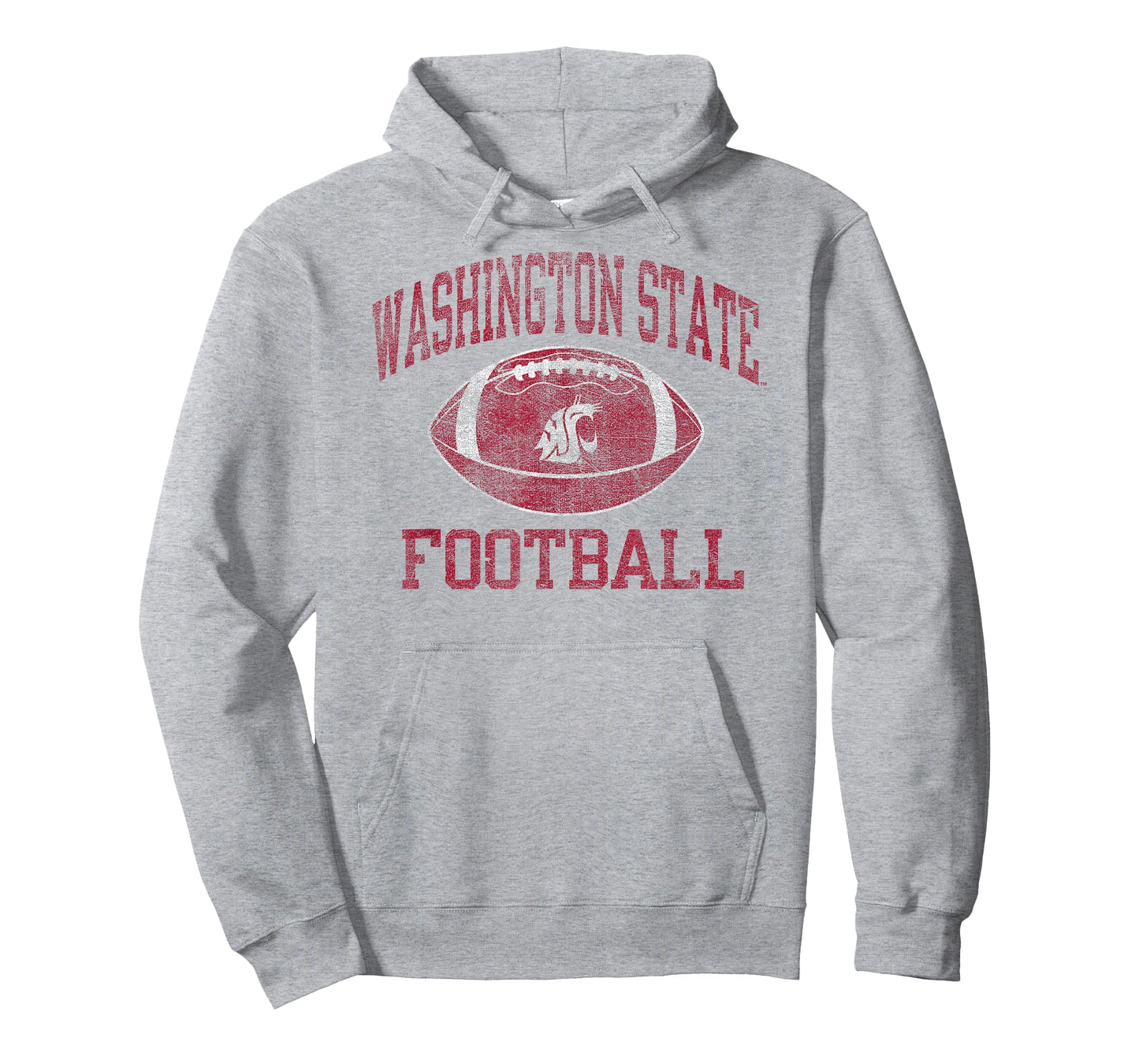 Washington State Cougars Football Intensity Vintage Gray T-Shirt