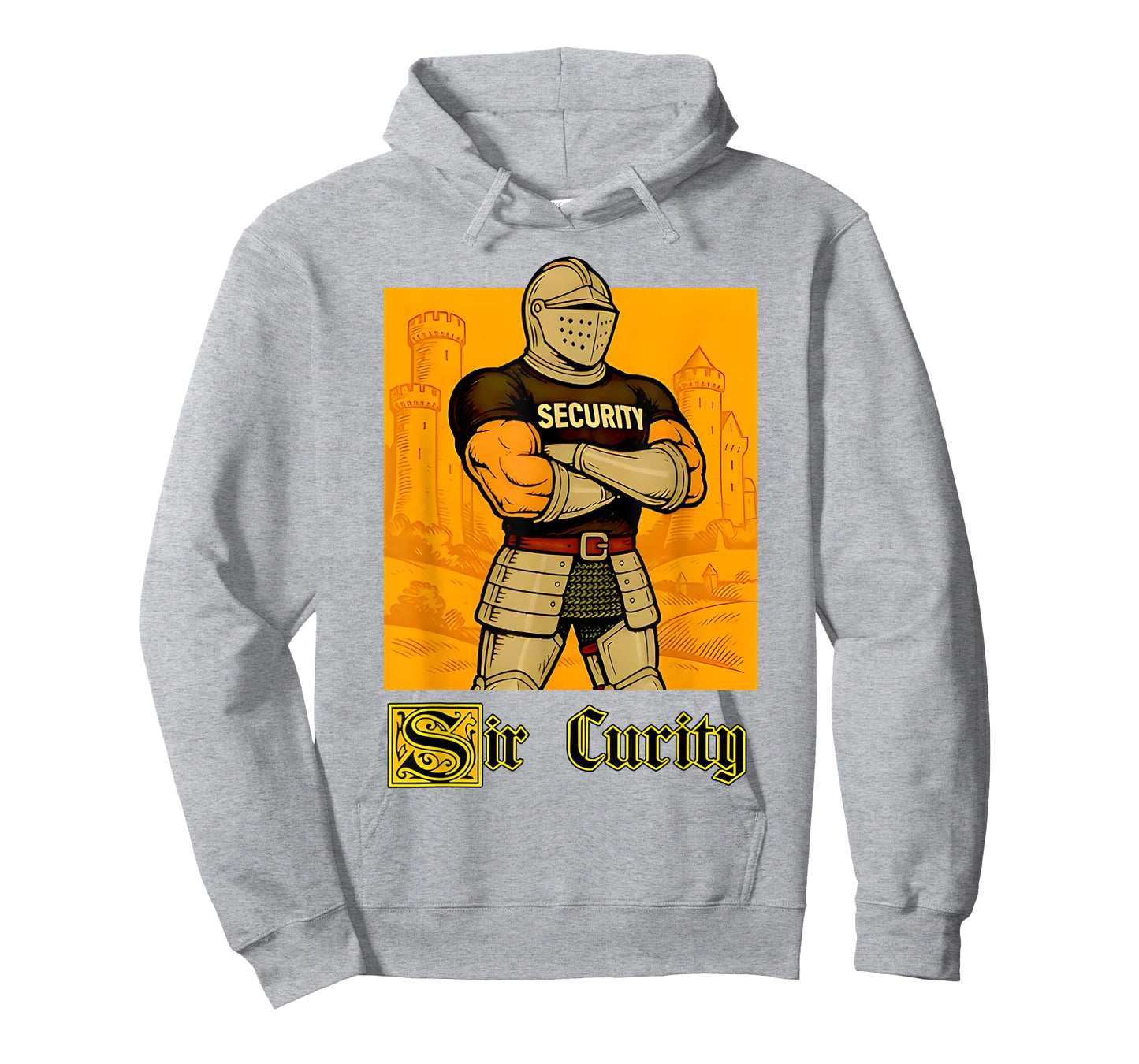 Sir Curity Vintage Security Pun T-Shirt
