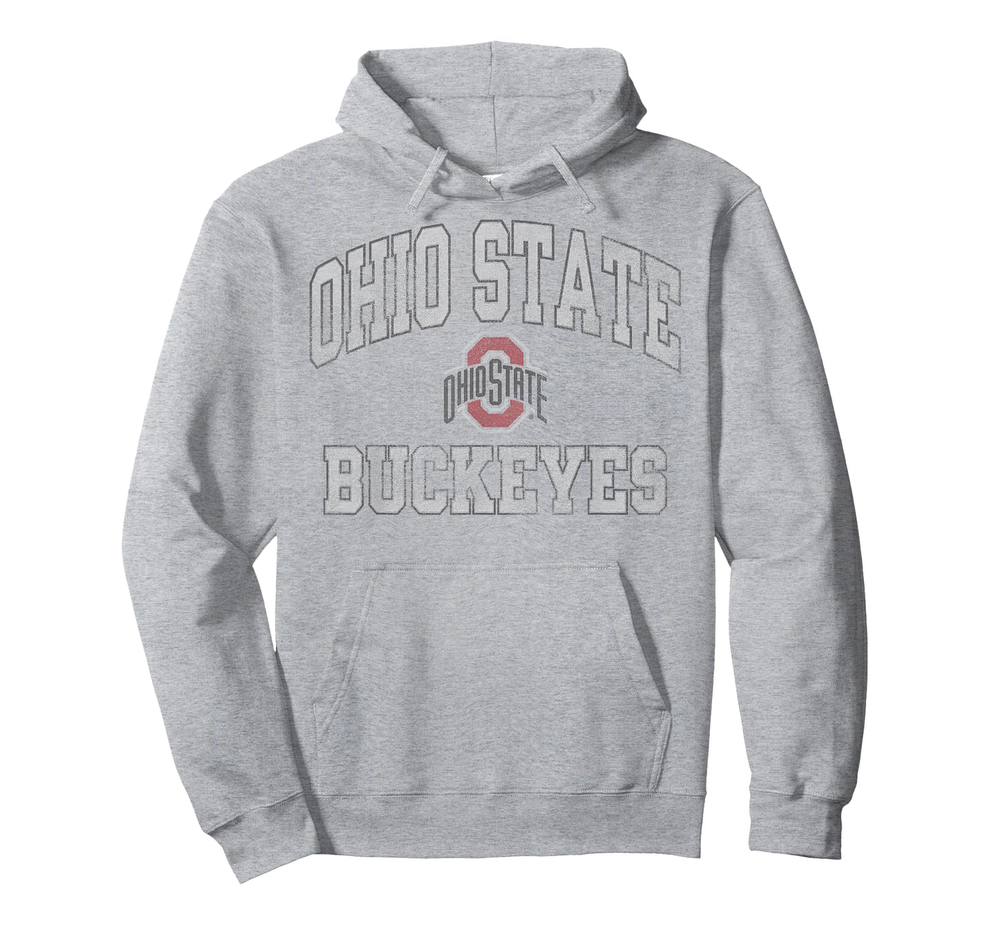 Ohio State Buckeyes Vintage Worn Gray Officially Licensed T-Shirt