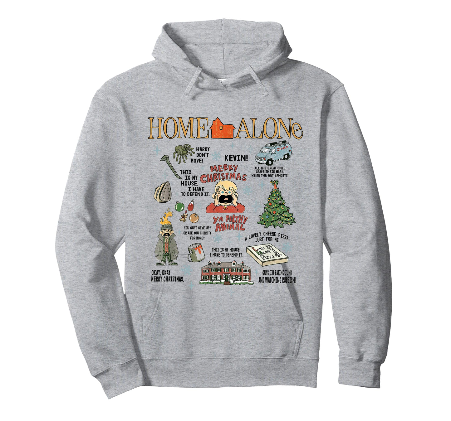 Home Alone Merry Christmas Survival Icon Jumble T-Shirt