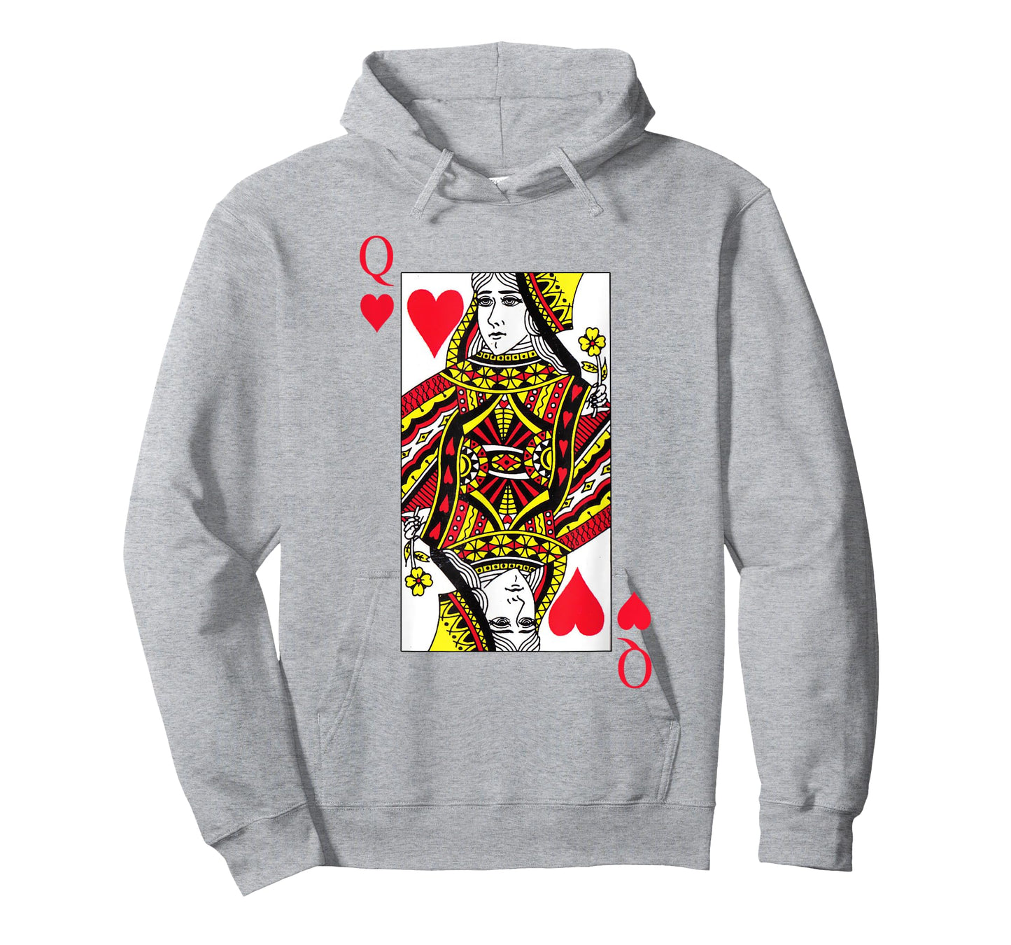Queen Red Hearts Costume Blackjack Cards Poker 21 Q Tee T-Shirt