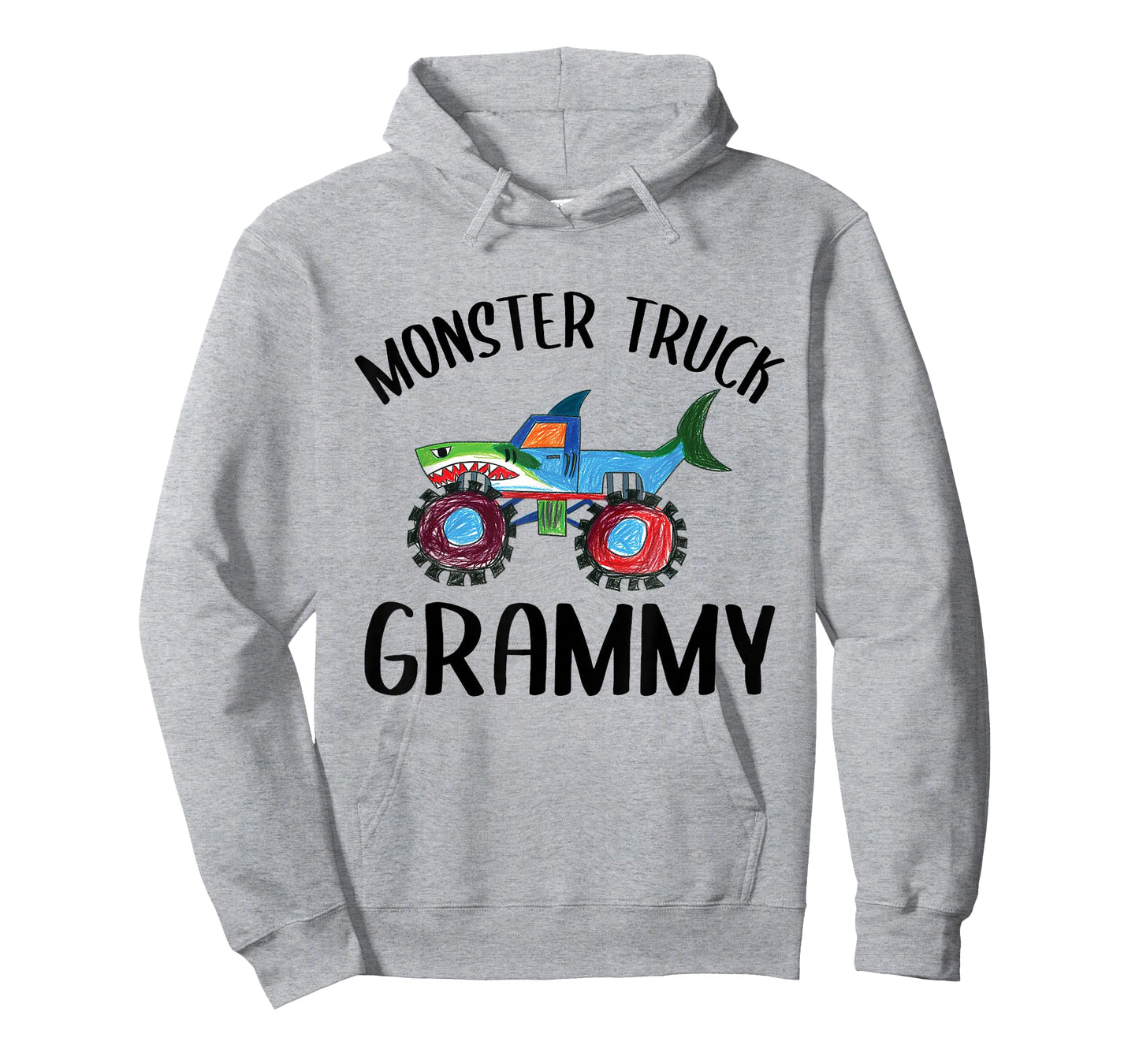 Children's Doodles Draw, Monster Truck Grammy Tee T-Shirt