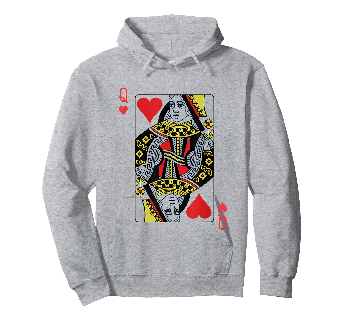 Queen of Hearts Playing Card Poker T-Shirt