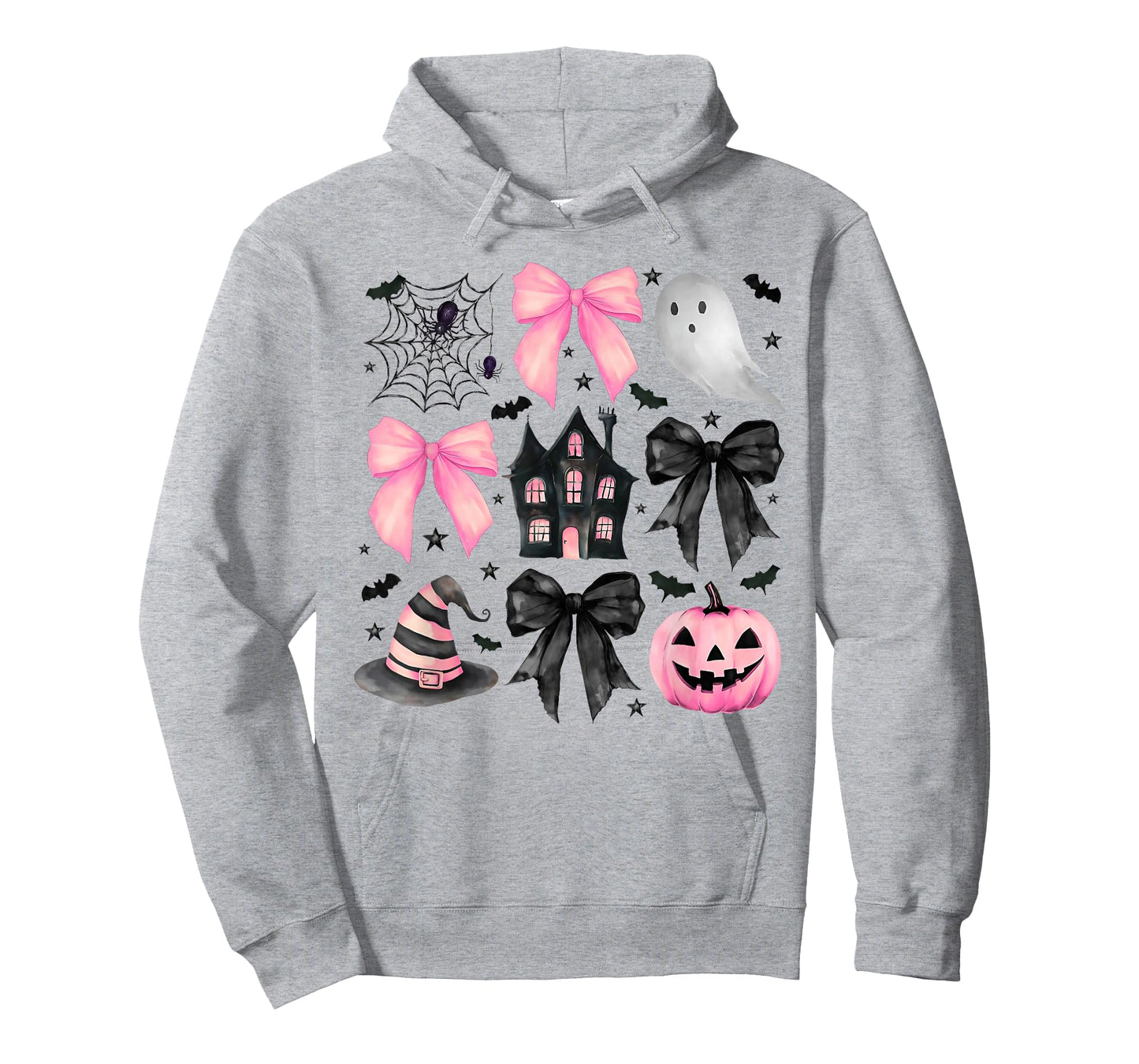 Funny Ghost Happy Halloween Coquette Bow Witch Spooky Season T-Shirt