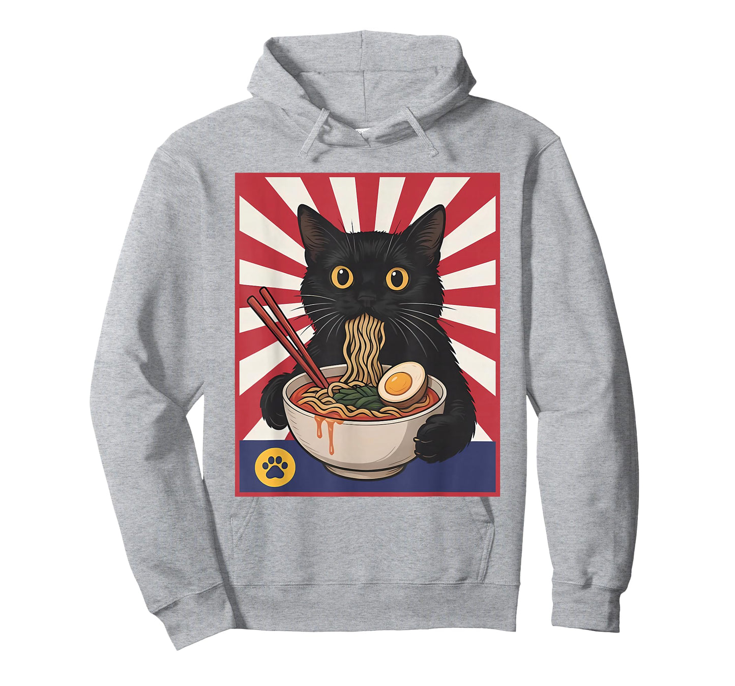 Cat Ramen Japanese Funny Kawaii Cat T-Shirt