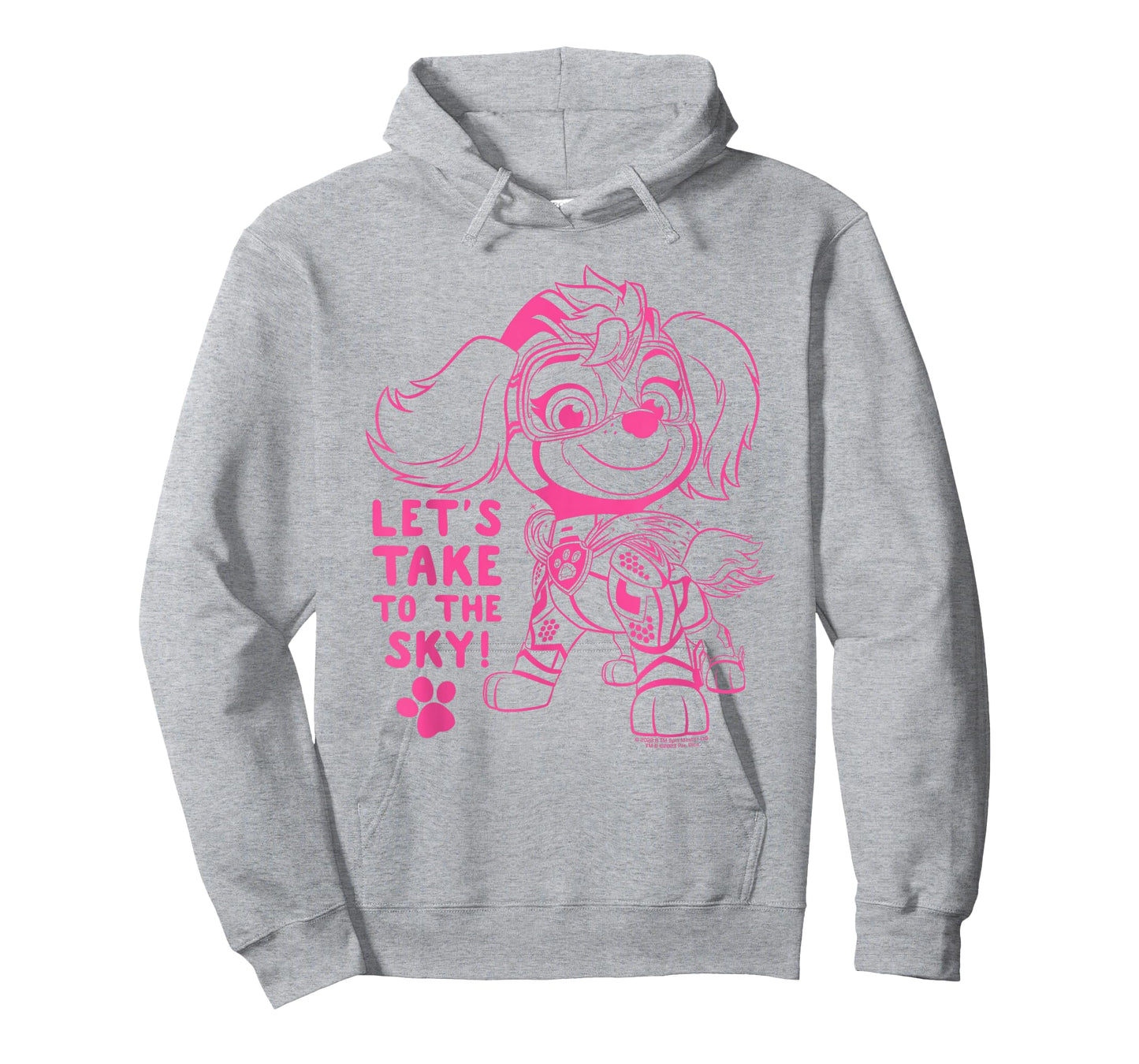 PAW Patrol: The Mighty Movie Skye Outline T-Shirt